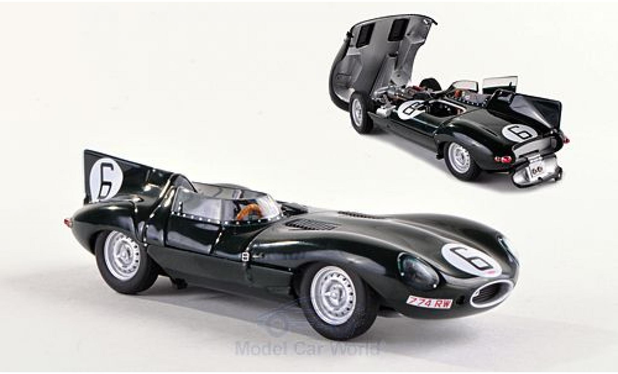 Diecast model cars Jaguar D-Type 1955 1/18 Autoart 1955 No.6