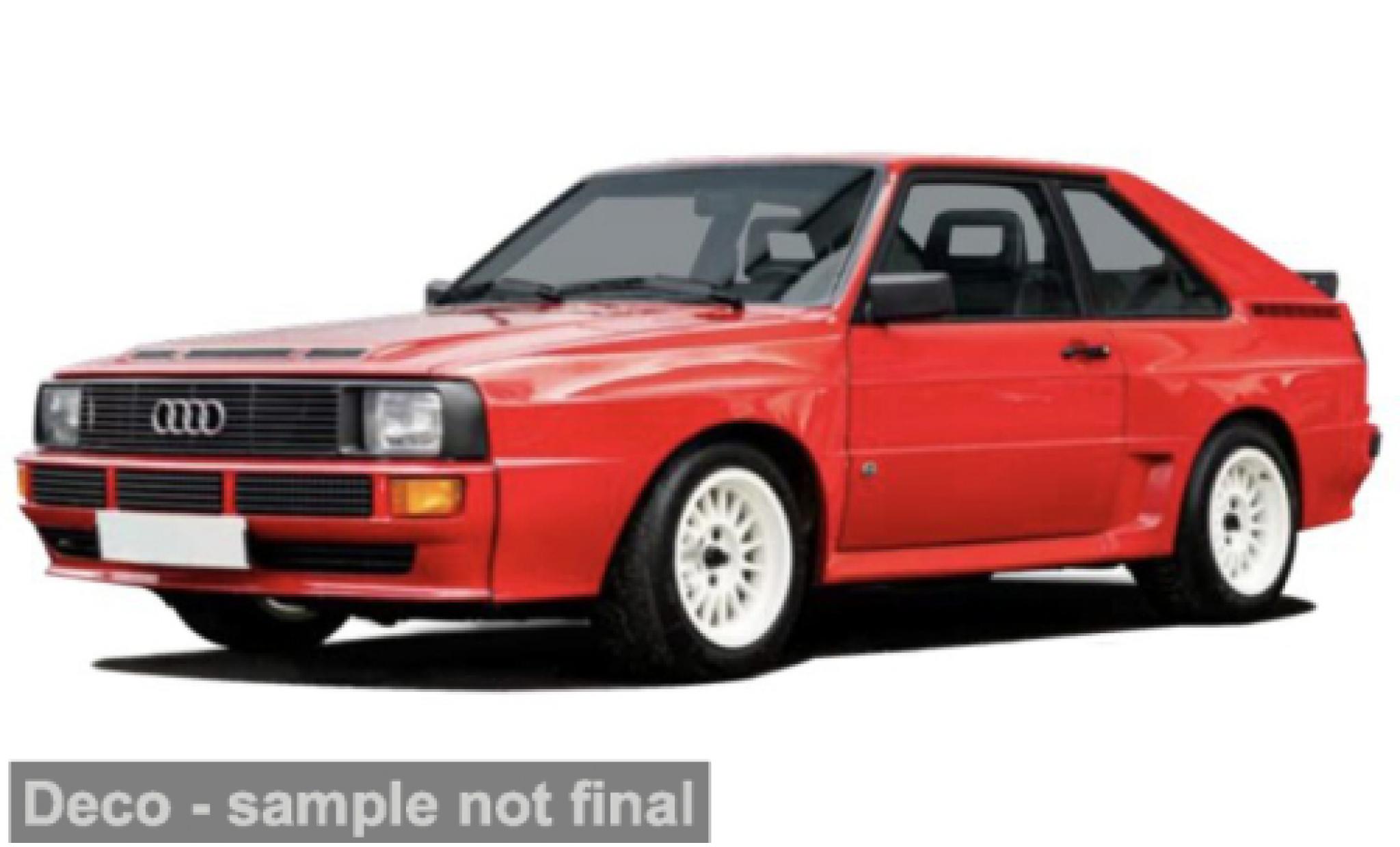 Audi Sport Quattro 1/24 Burago Bburago Sport quattro rot/schwarz 1985 1:24 diecast model cars