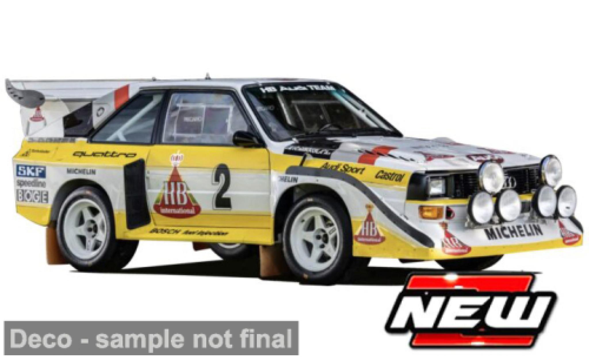 Audi Sport Quattro 1/24 Burago Bburago Sport quattro S1 E2 1985 #2 1:24 diecast model cars