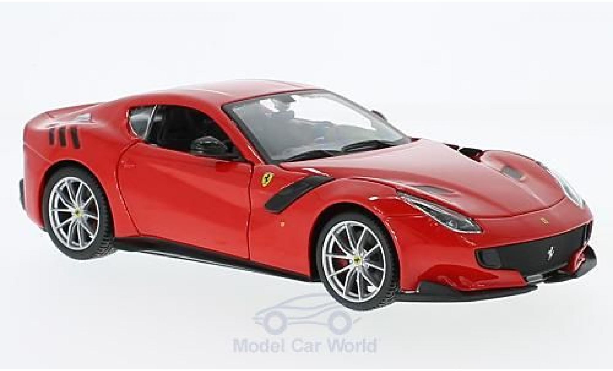 Diecast model cars Ferrari F1 1/24 Burago 2 Berlinetta red 