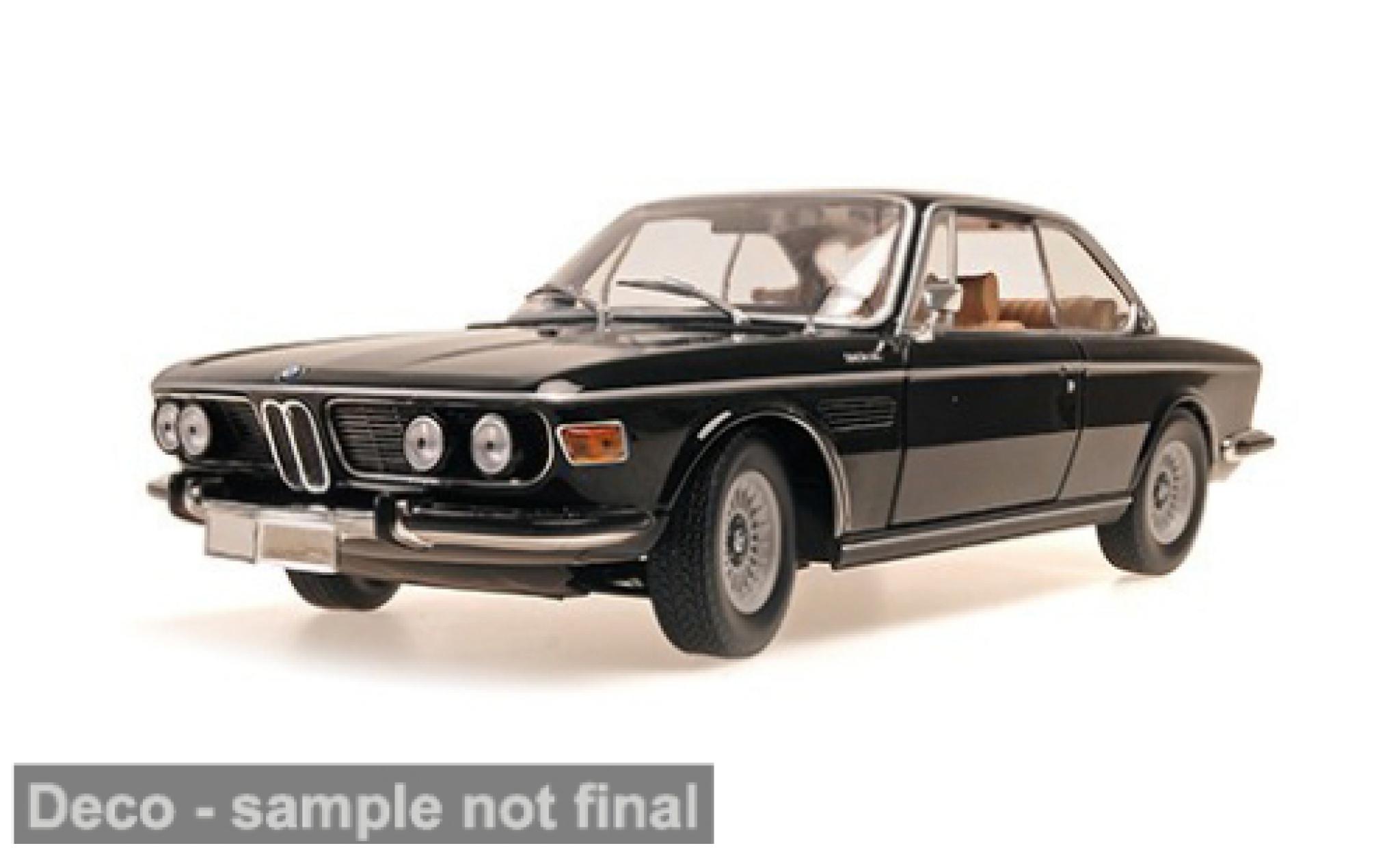 Bmw 3.0 1/18 Minichamps CSI (E9) schwarz 1972 1:18 diecast model cars