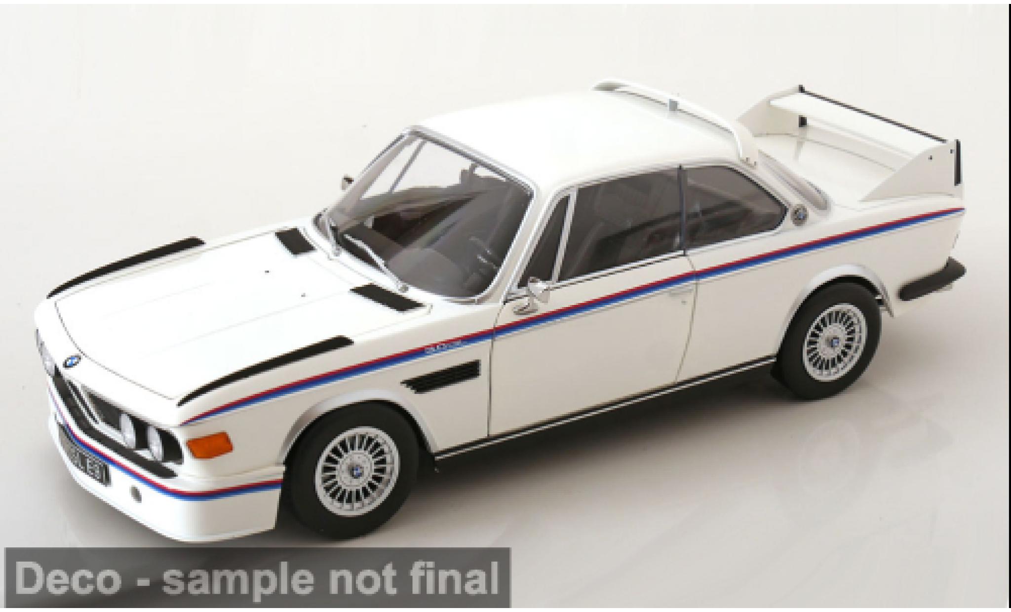 Bmw 3.0 1/12 KK Scale CSL (E9) weiss/Dekor 1973 1:12 diecast model cars