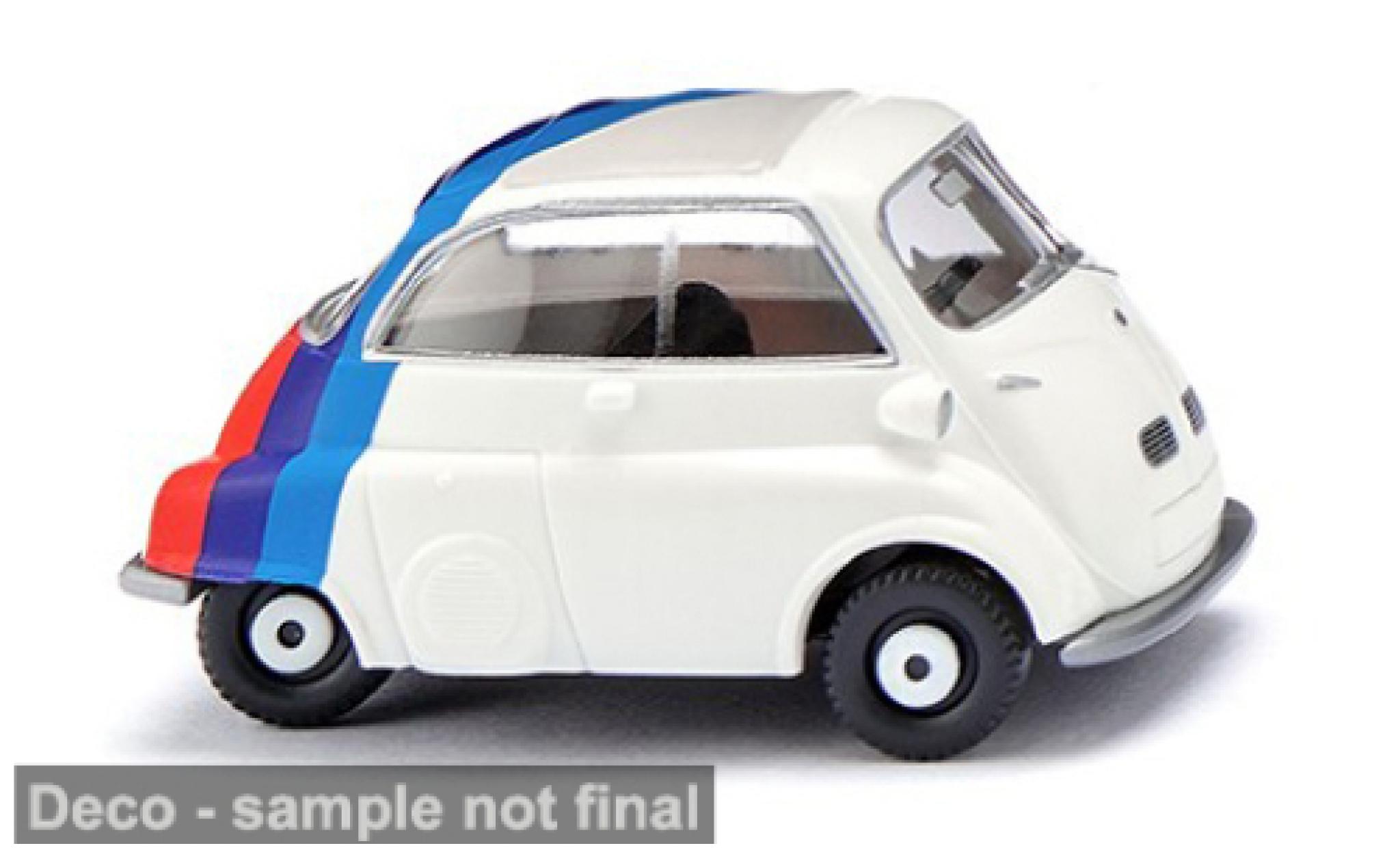 Bmw Isetta 1/87 Wiking weiss/Dekor 1955 1:87 diecast model cars