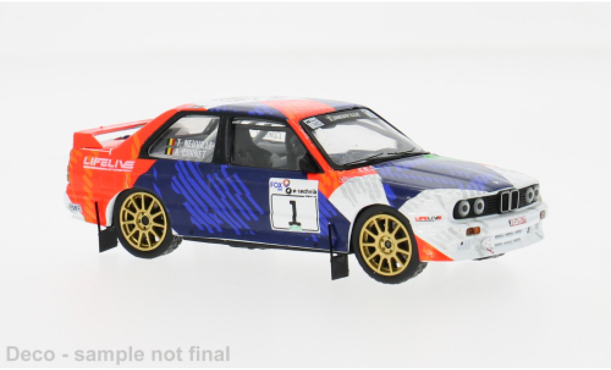 Bmw M3 1/43 IXO (E30) Legend Boucles de Spa 2025 #1 T.Neuville/A.Cornet 1:43 diecast model cars