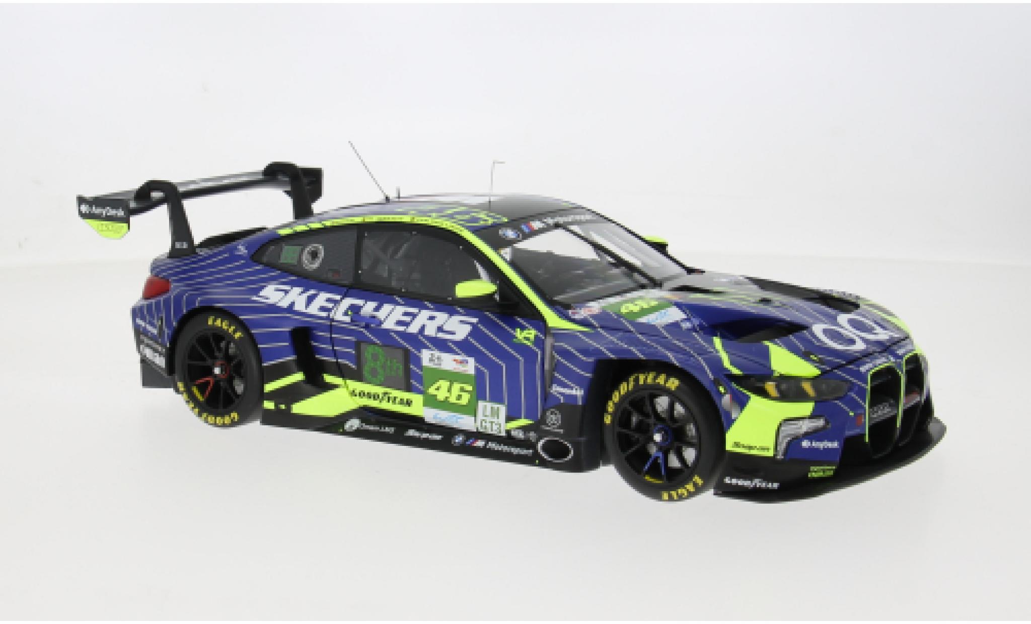 Bmw M4 1/18 Minichamps GT3 EVO 24h Le Mans 2025 Team WRT #46 V.Rossi/A.Al Harthy 1:18 diecast model cars