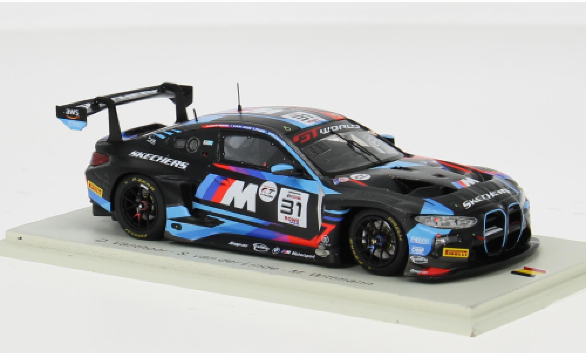 Bmw M4 1/43 Spark GT3 EVO 24h Spa 2025 Team WRT #31 U.de Wilde/C.Weerts 1:43 diecast model cars