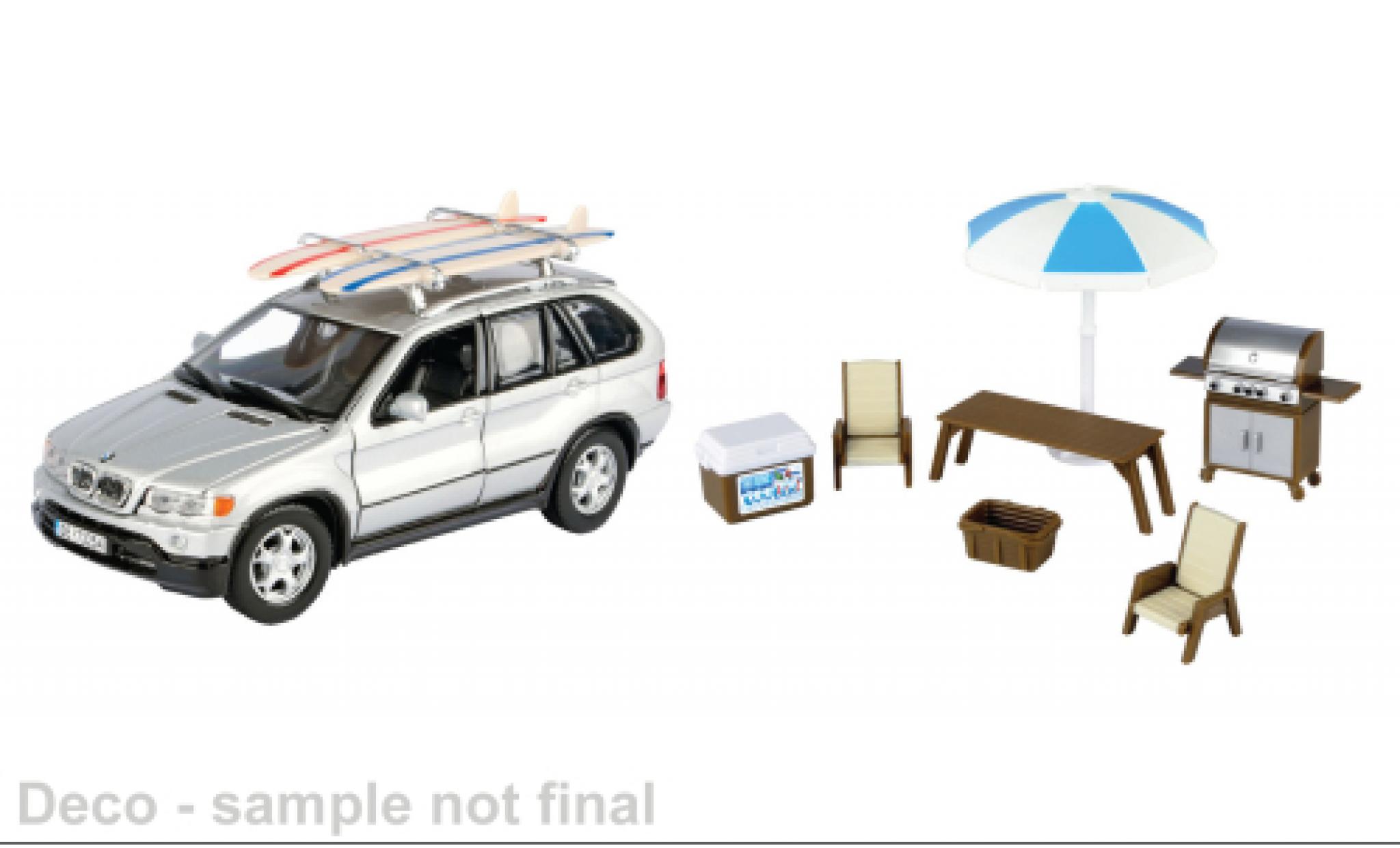 Bmw X5 1/24 Motormax silber 1:24 diecast model cars