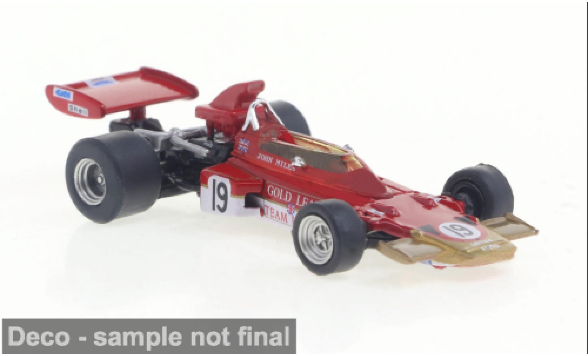 Diecast model cars Lotus 47 1/43 Spark test car white grun