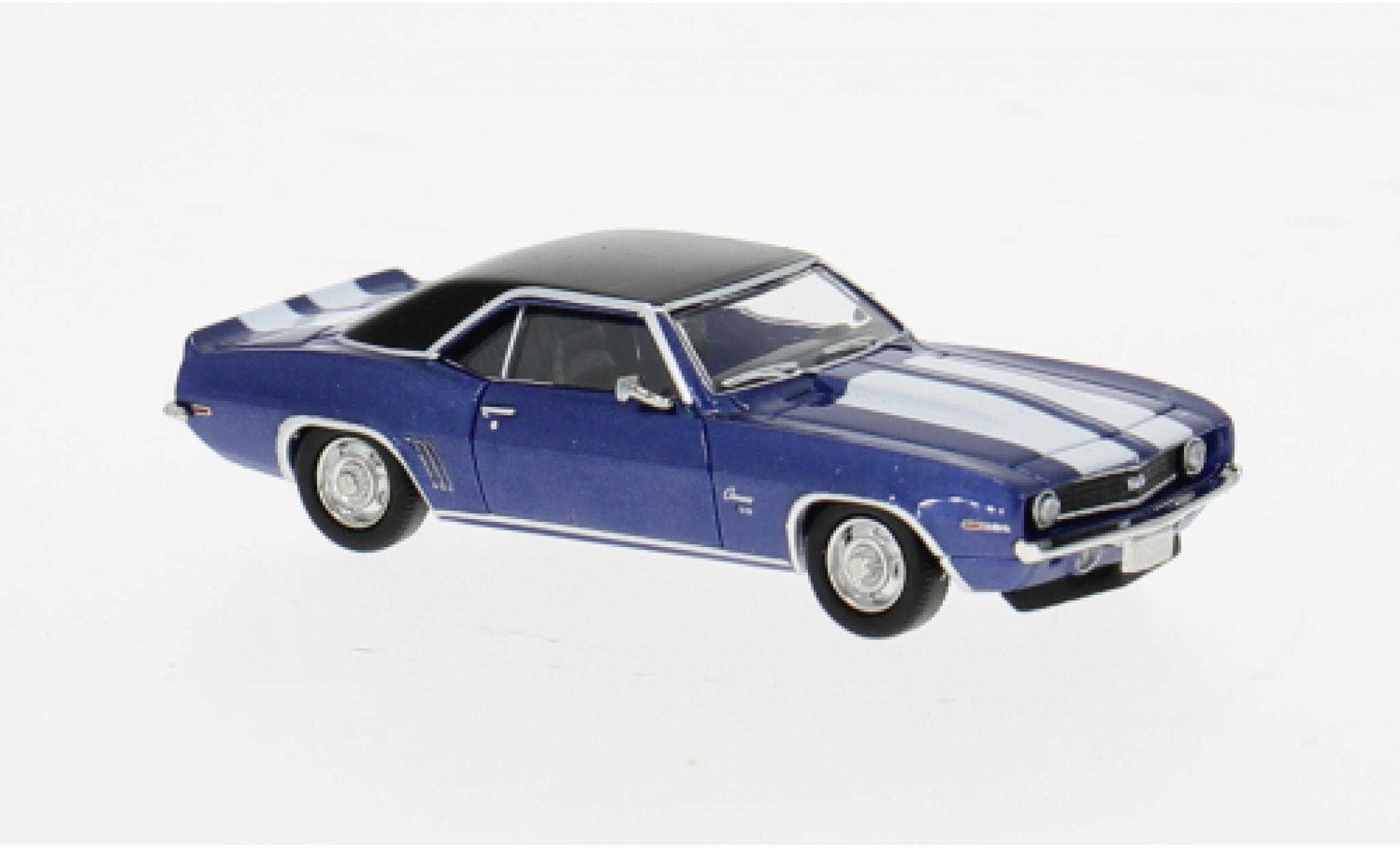 Chevrolet Camaro 1/87 Brekina blau/schwarz 1969 1:87 diecast model cars