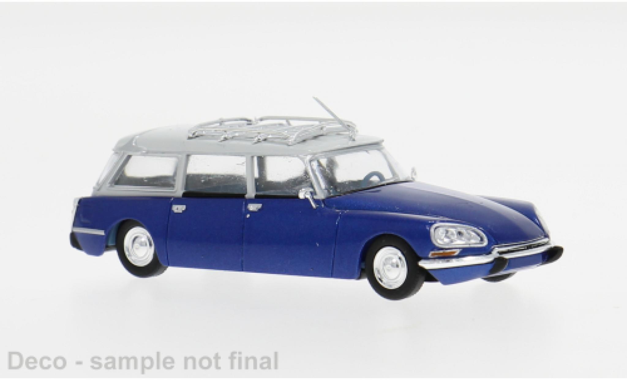 Citroen DS 1/87 Brekina Break blau 1967 1:87 diecast model cars