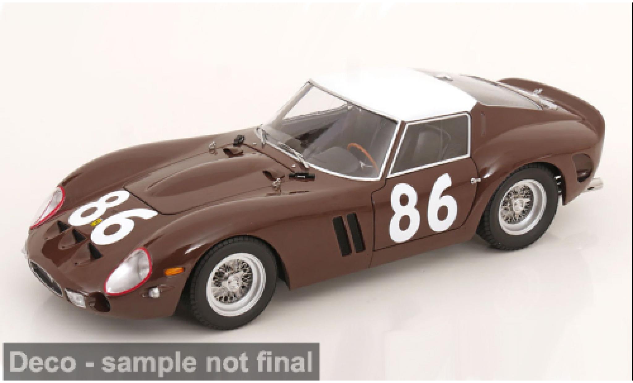 Ferrari 250 1/12 KK Scale GTO Targa Florio 1962 San Marco #86 G.Scarlatti/P.Ferraro 1:12 diecast model cars