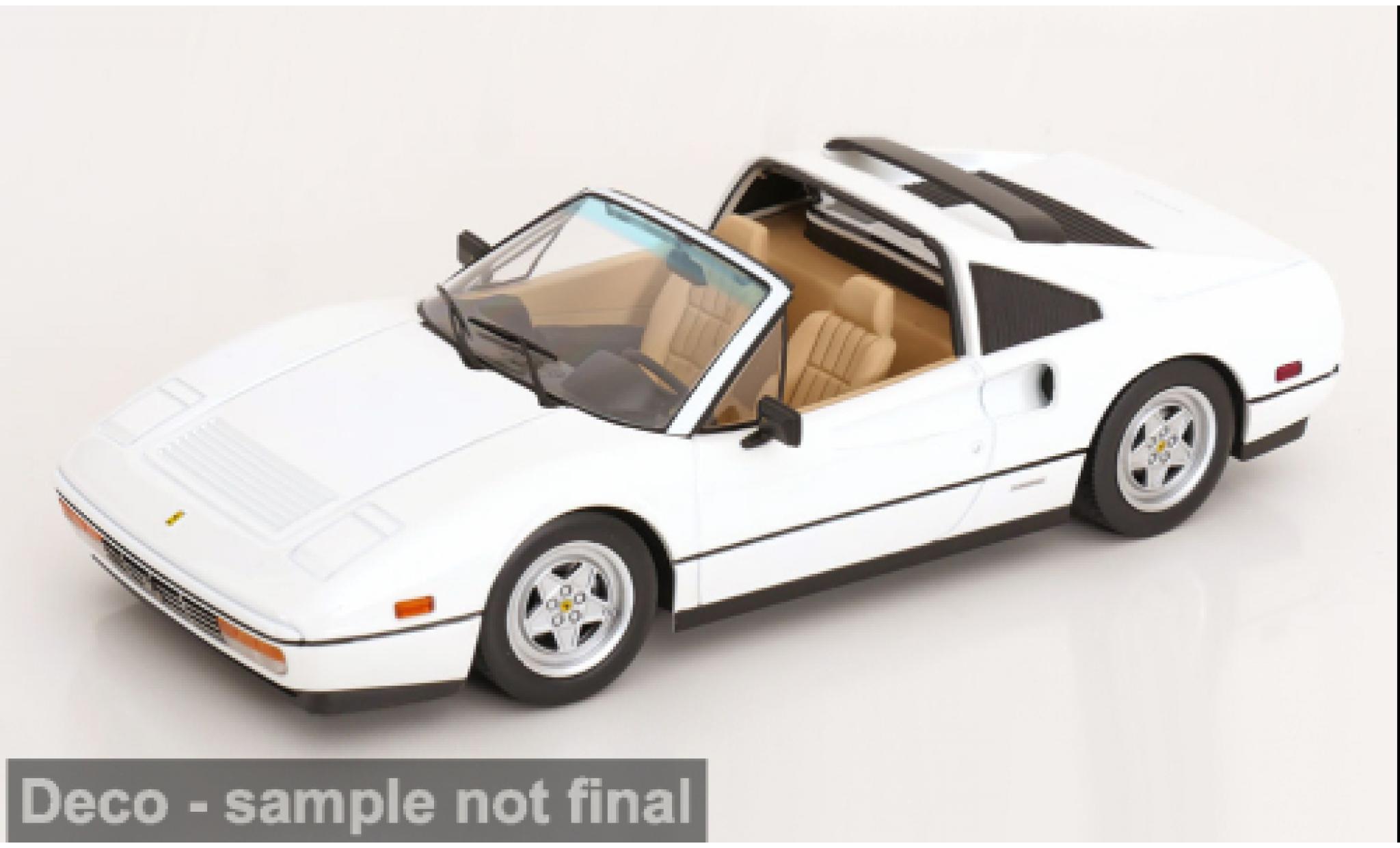 Ferrari 328 1/18 KK Scale GTS weiss 1985 US-Version 1:18 diecast model cars
