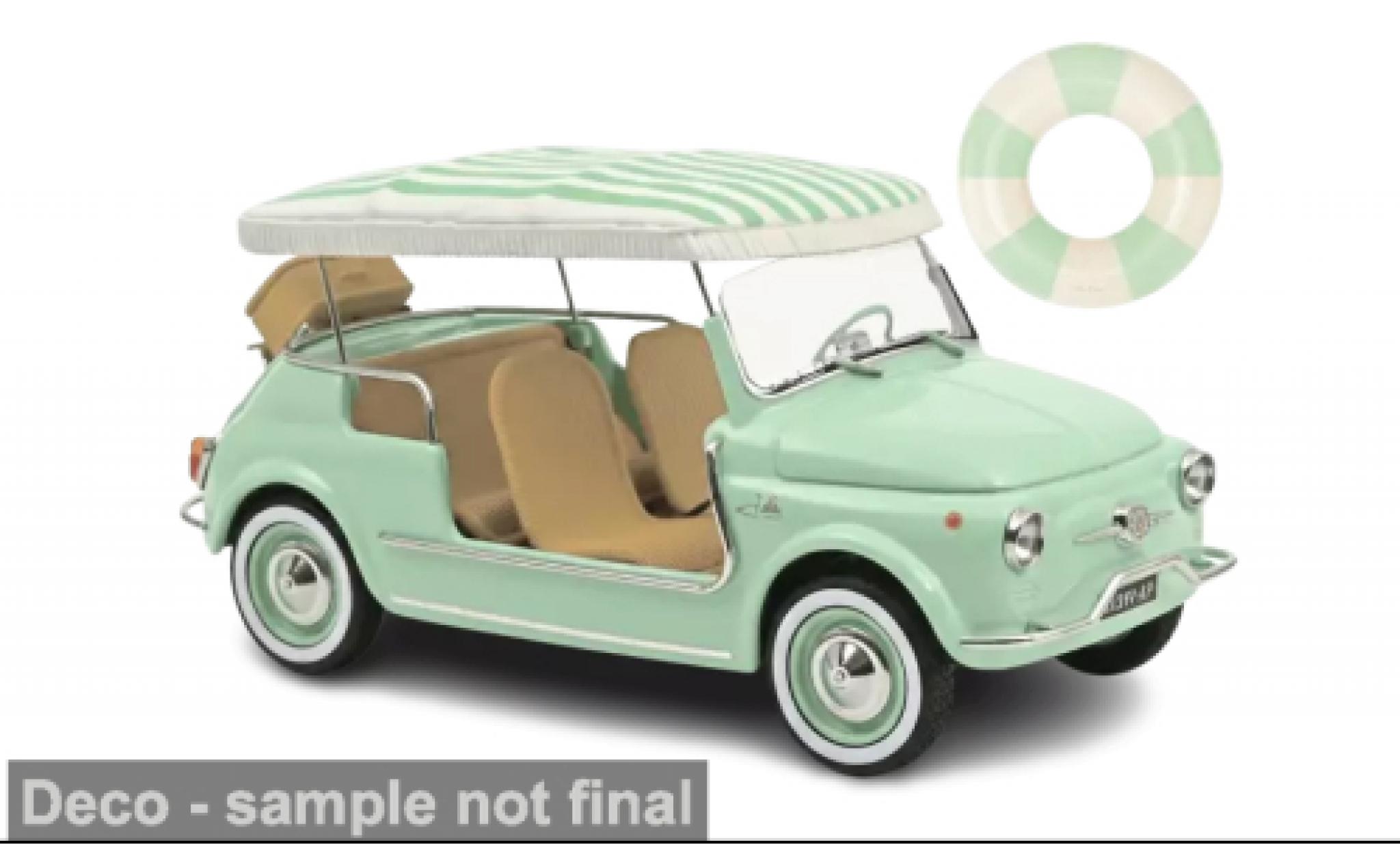 Fiat 500 1/18 Norev Jolly gr&uuml;n 1965 1:18 diecast model cars