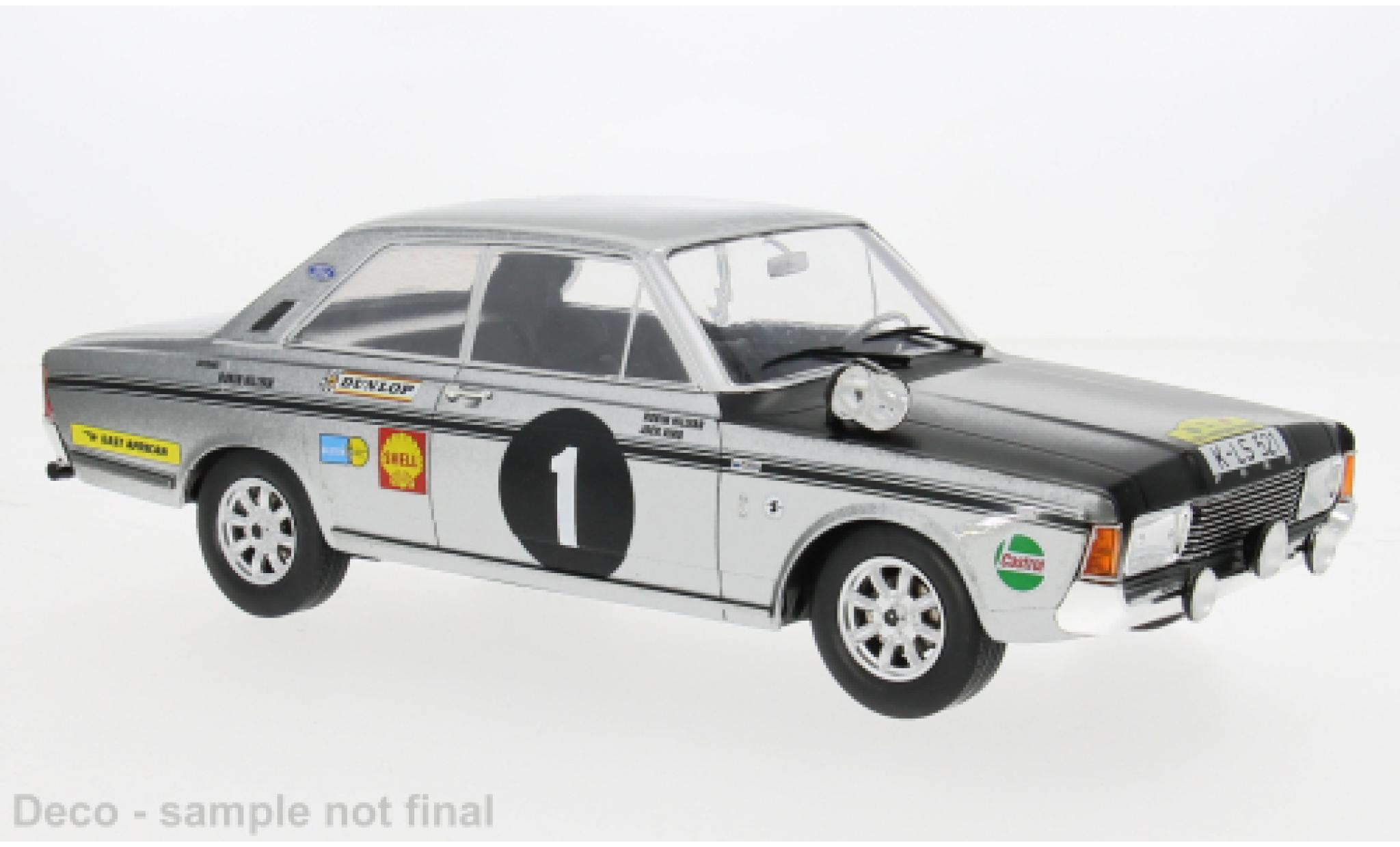 Ford 20M 1/18 MCG RS (P7b) Rally WM East African Safari Rally 1969 #1 R.Hillyar/J.Aird 1:18 diecast model cars