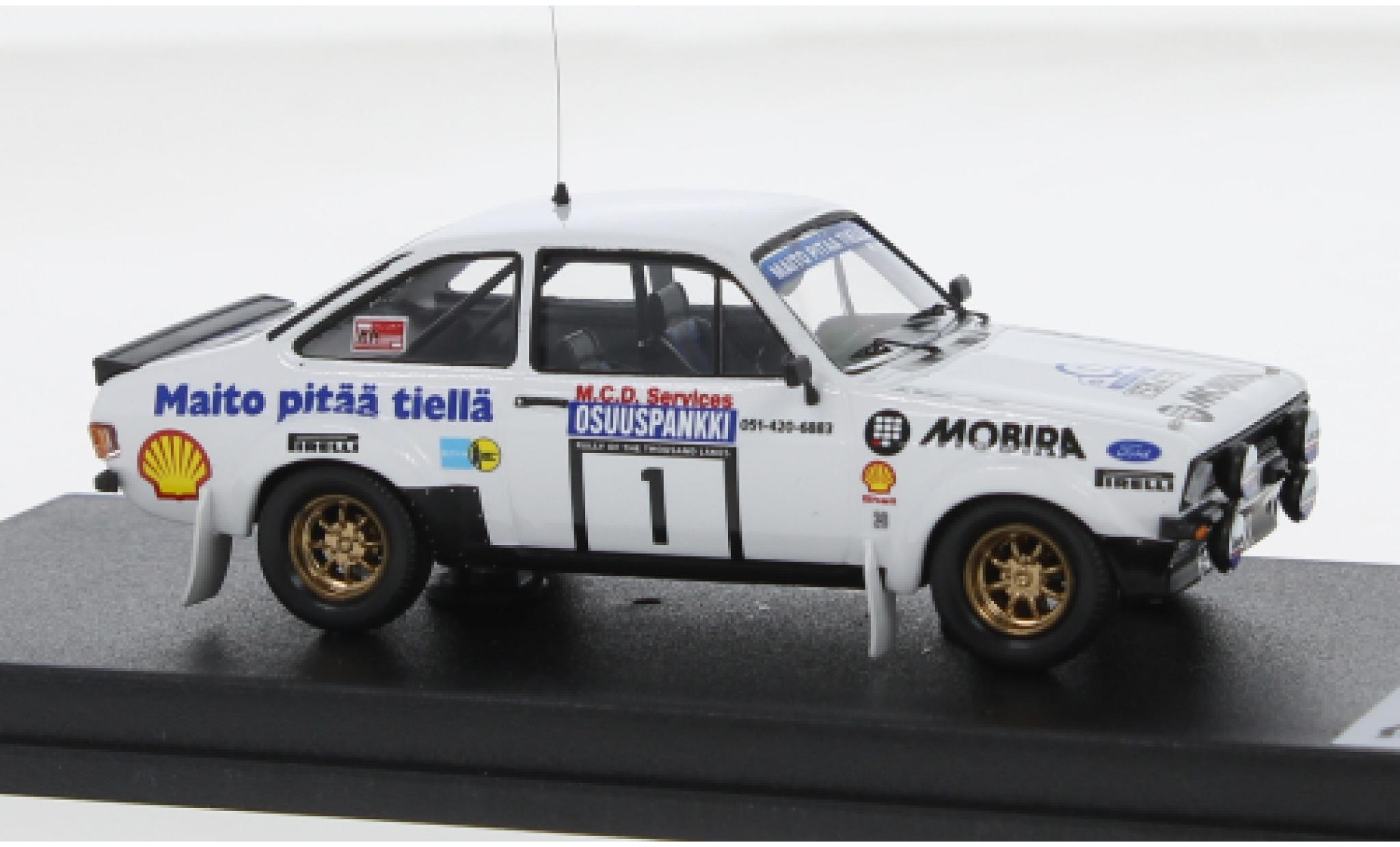 Ford Escort 1/43 Trofeu MK II RS Rallye WM 1000 Lakes Rallye 1982 A.Vatanen/T.Harryman 1:43 diecast model cars