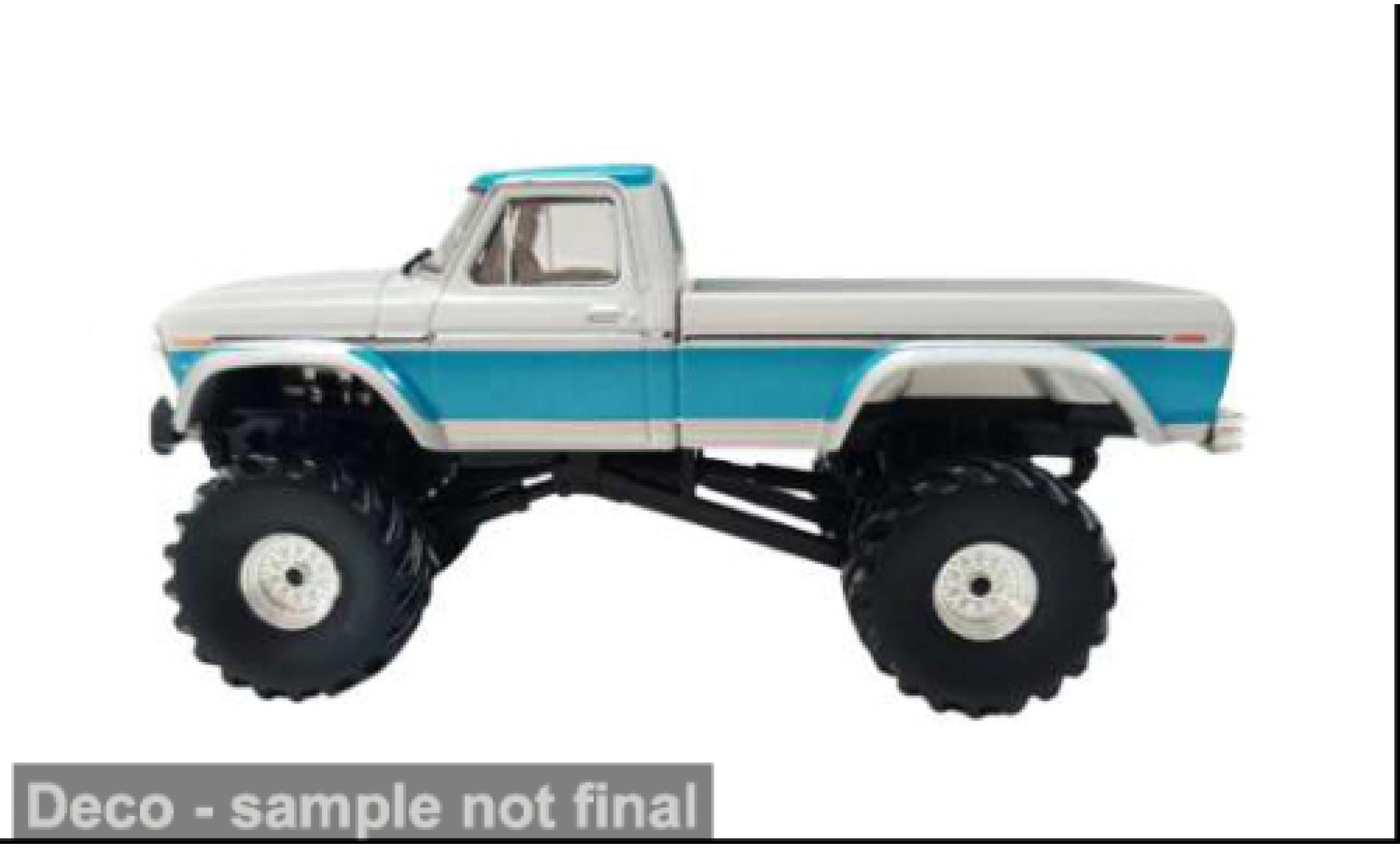 Ford F-250 1/43 Greenlight silber/t&uuml;rkis 1976 1:43 diecast model cars