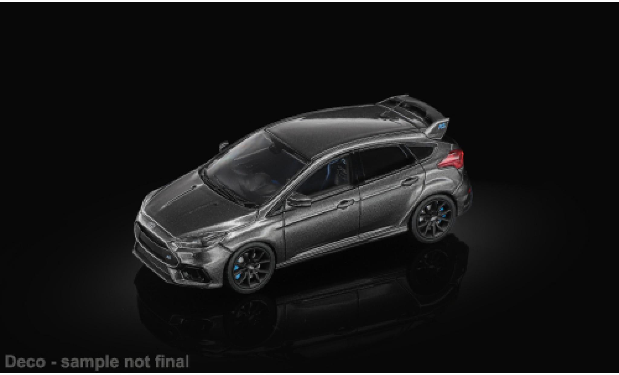 Ford Focus 1/64 Sun Star RS anthrazit 2018 1:64 diecast model cars