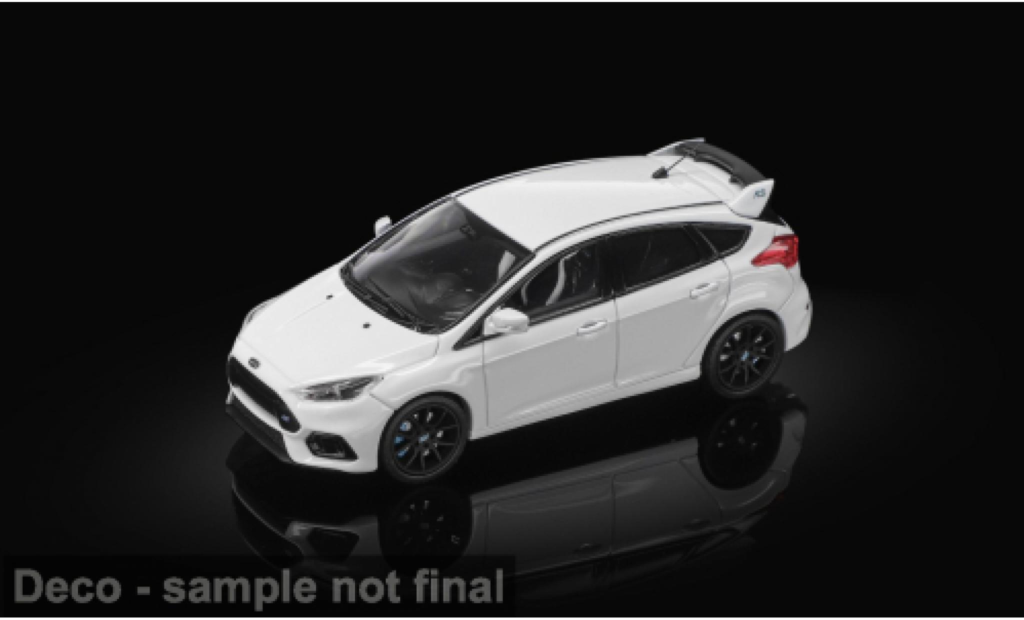 Ford Focus 1/64 Sun Star RS weiss 2018 1:64 diecast model cars