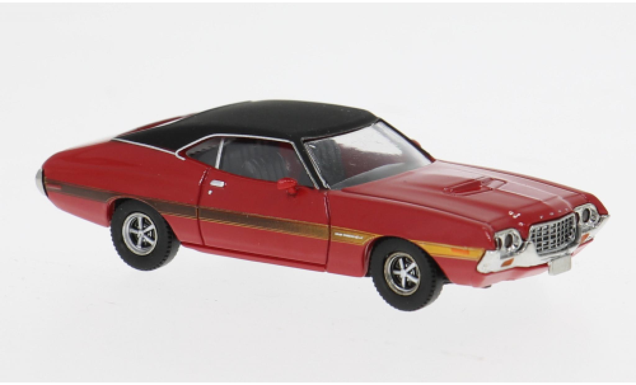 Ford Gran Torino 1/87 Brekina Sport rot/schwarz 1969 1:87 diecast model cars