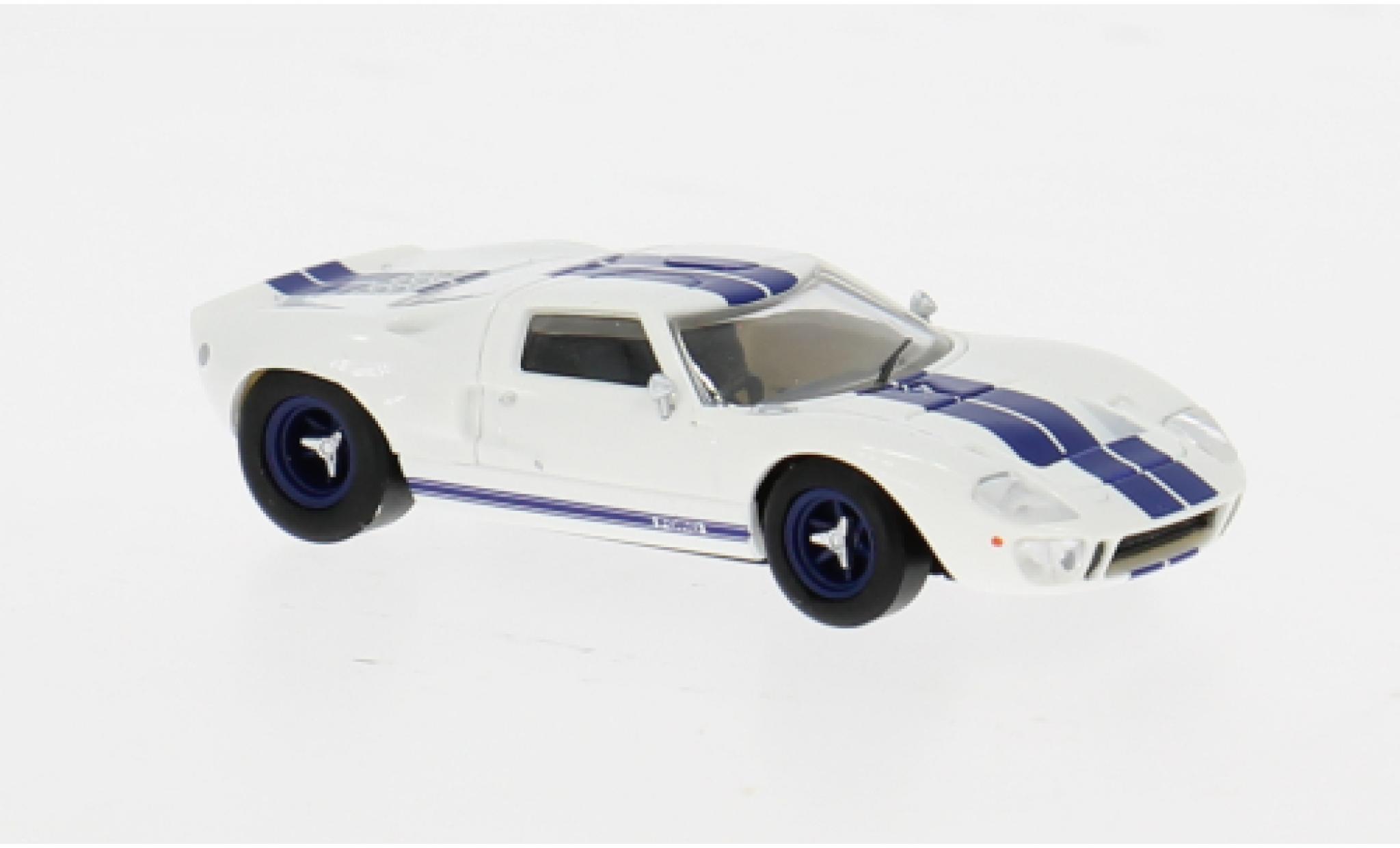 Ford GT40 1/87 Brekina GT 40 weiss 1966 1:87 diecast model cars