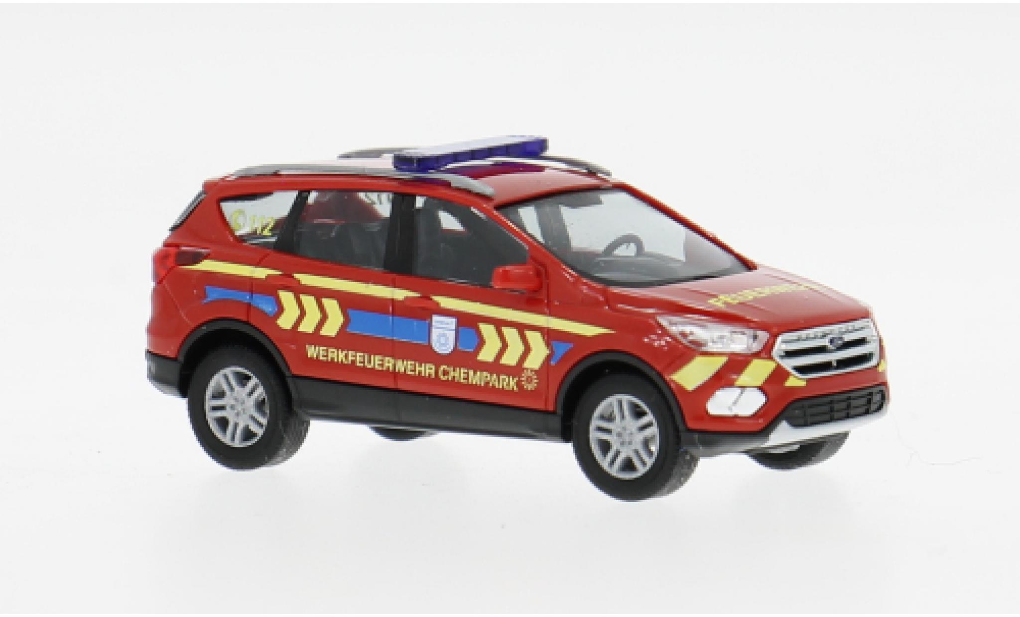 Ford Kuga 1/87 Busch 2017 Werkfeuerwehr Chempark 1:87 diecast model cars