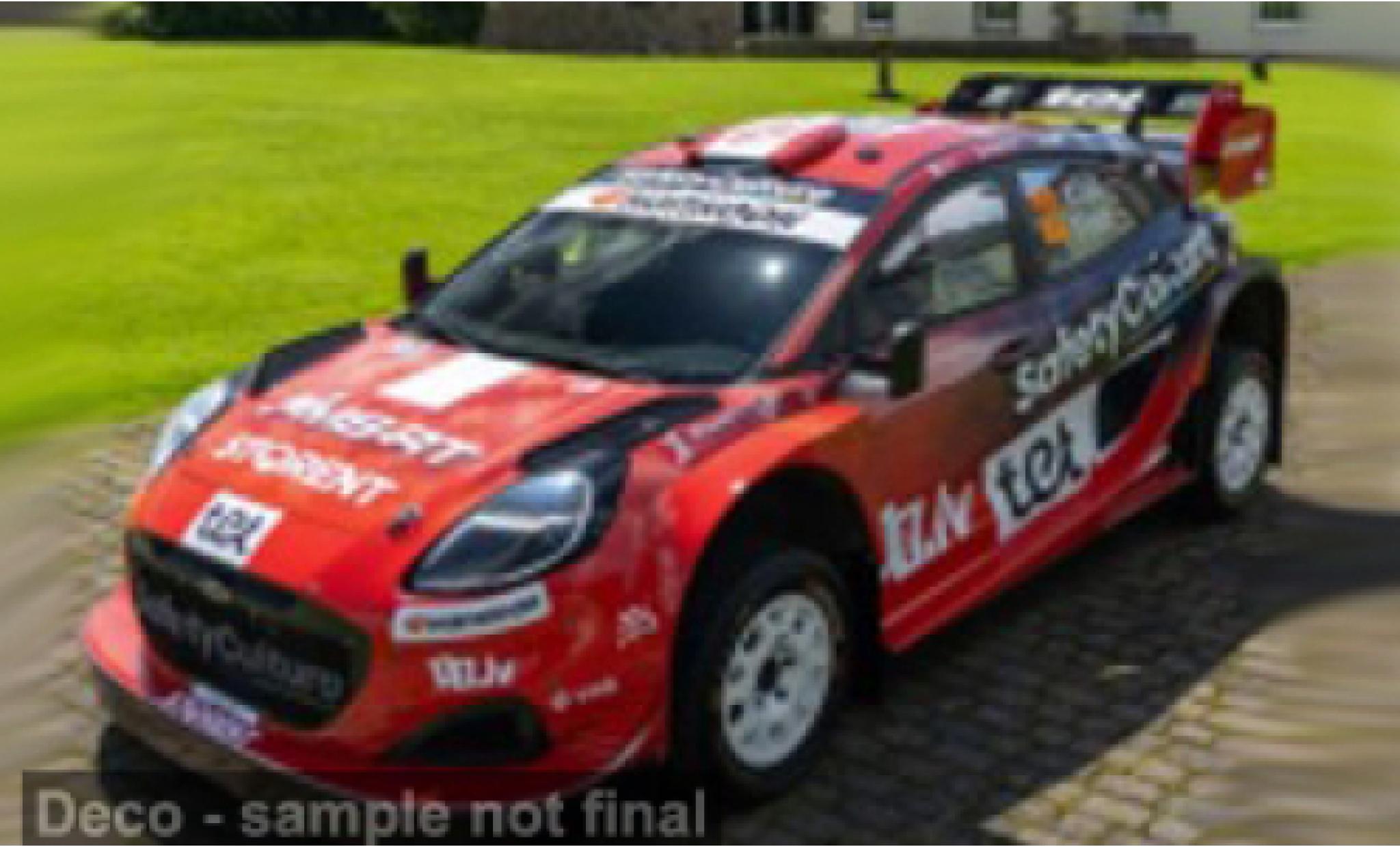 Ford Puma 1/18 Solido Rally 1 Hyprid Rally Estonia 2025 #22 M.Sesks/R.Francis 1:18 diecast model cars