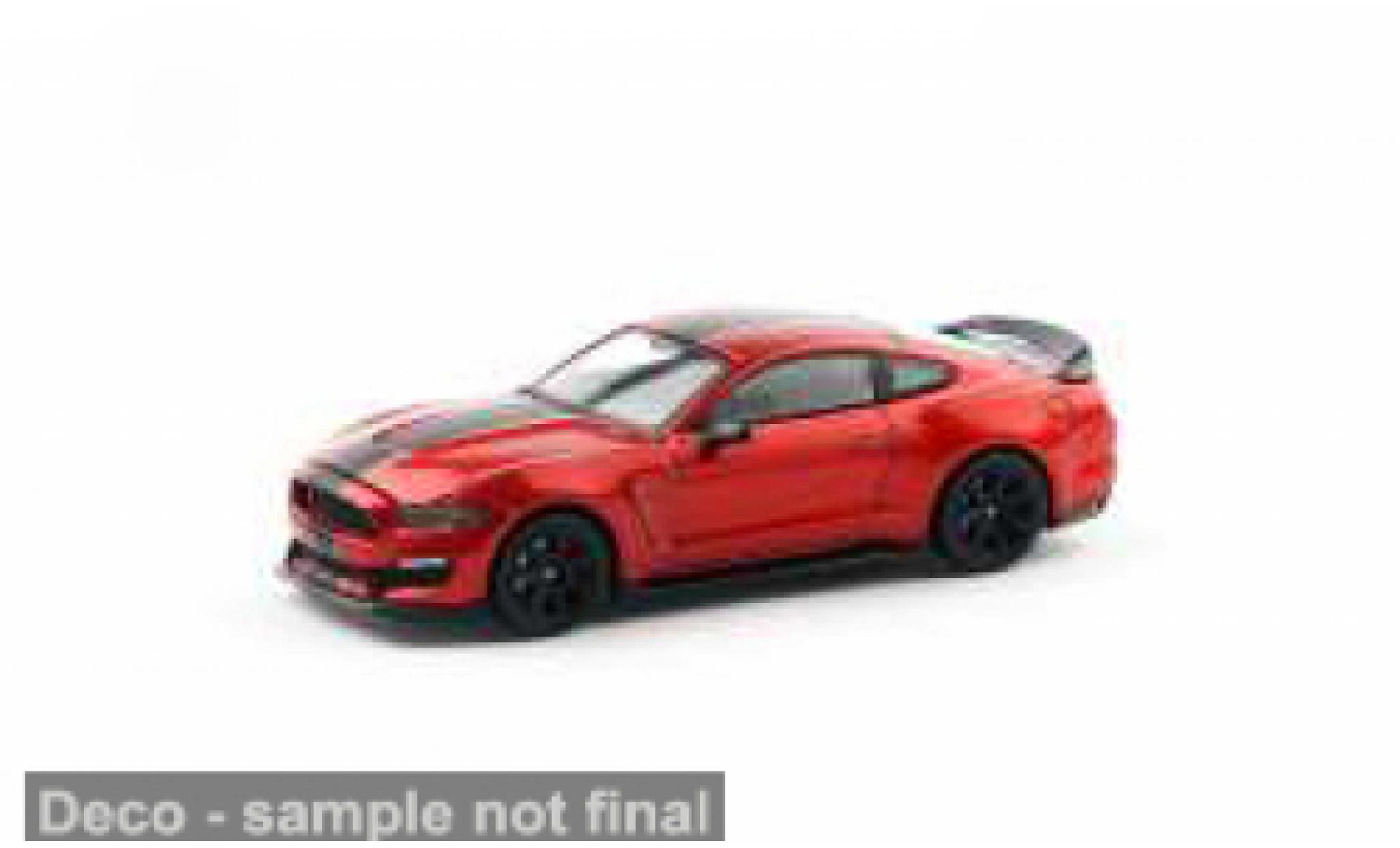 Shelby Mustang 1/64 Pop Race Ford GT-350R rot/schwarz 1:64 diecast model cars