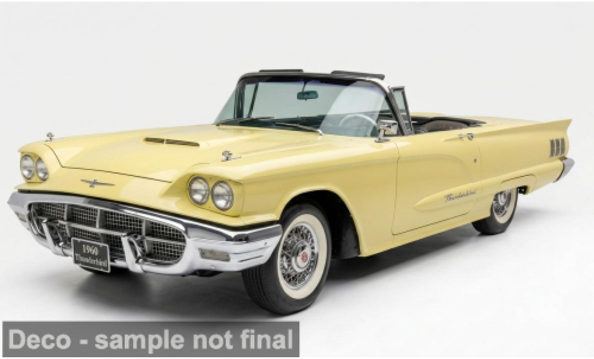 Ford Thunderbird 1/18 Sun Star gelb 1960 1:18 diecast model cars