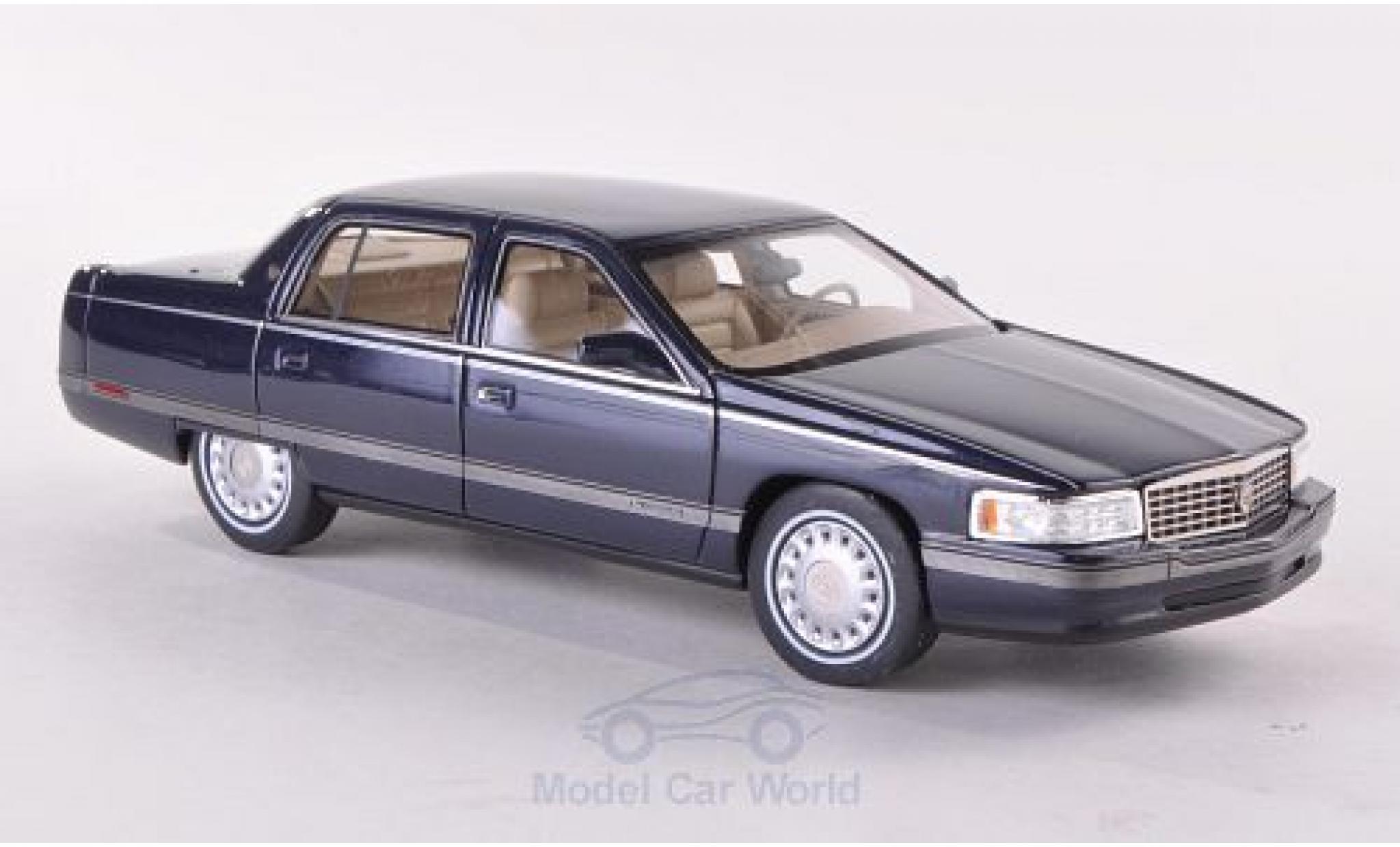 Diecast model cars Cadillac Sedan 1 43 GLM DeVille metallic blue 1994 Alldiecast