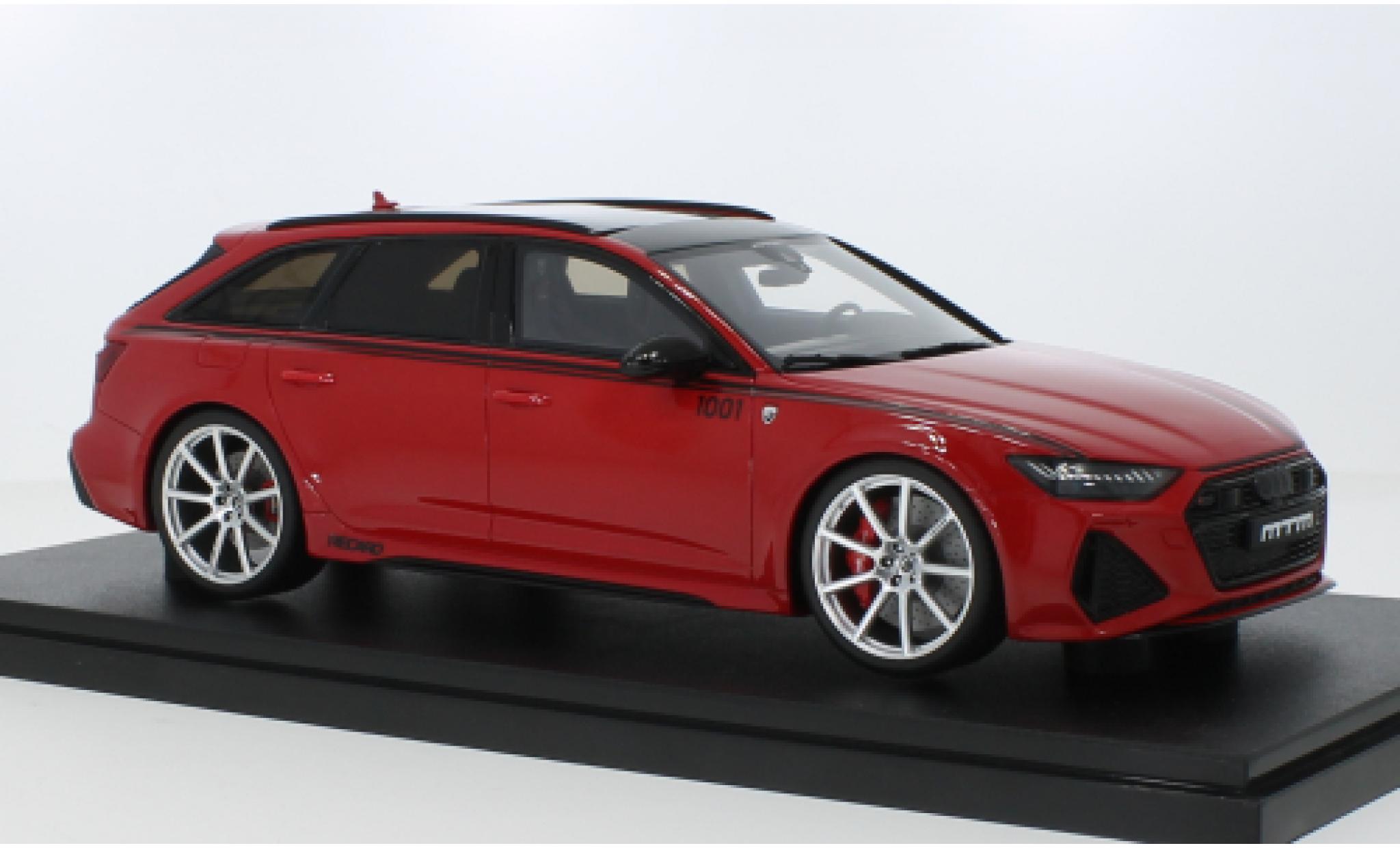 Diecast model cars Audi RS6 1/18 GT Spirit (C8) Avant MTM red foncé 2021 
