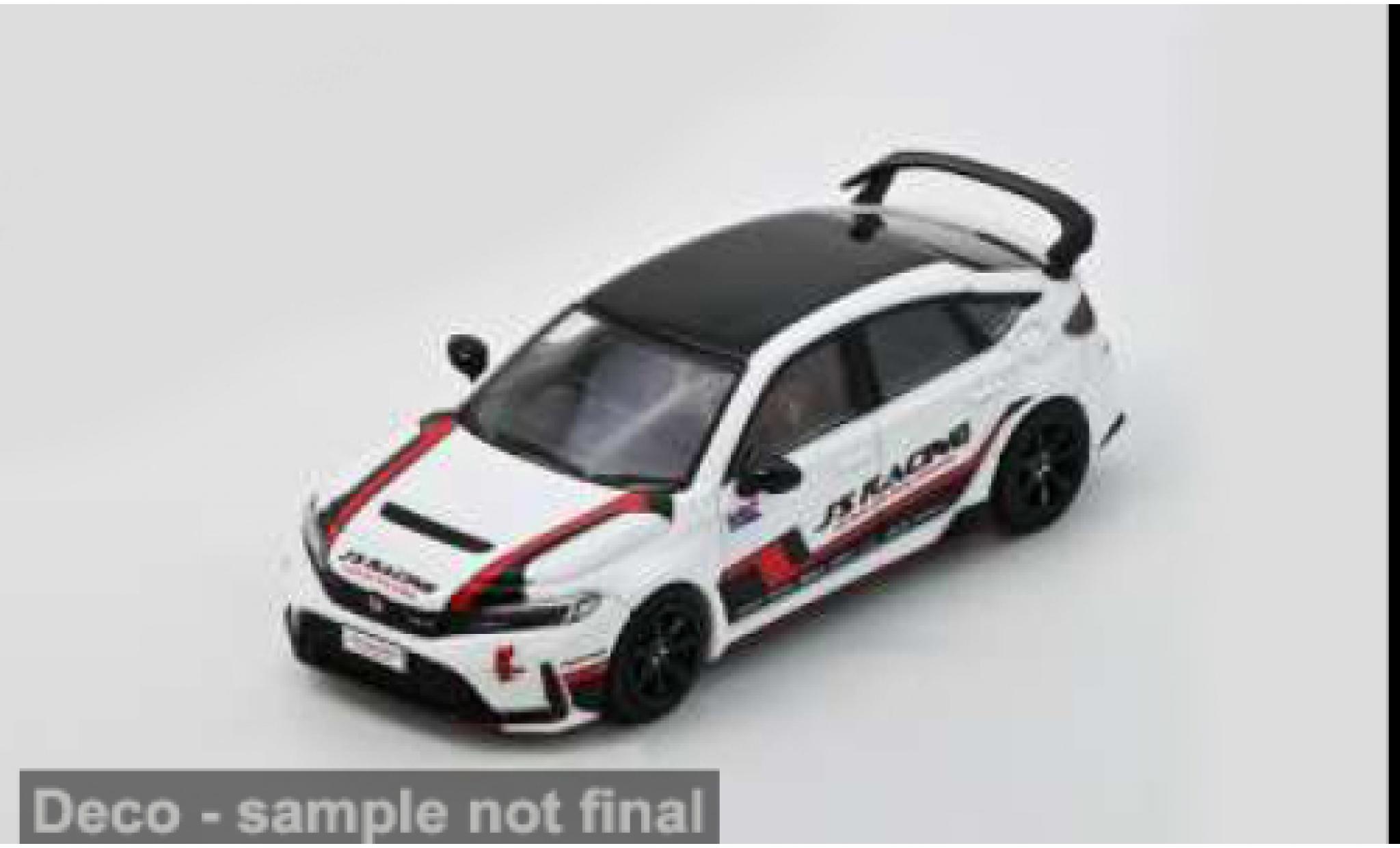 Honda Civic 1/64 INNO64 (FL-5) white/black J'S Racing 1:64 diecast model cars