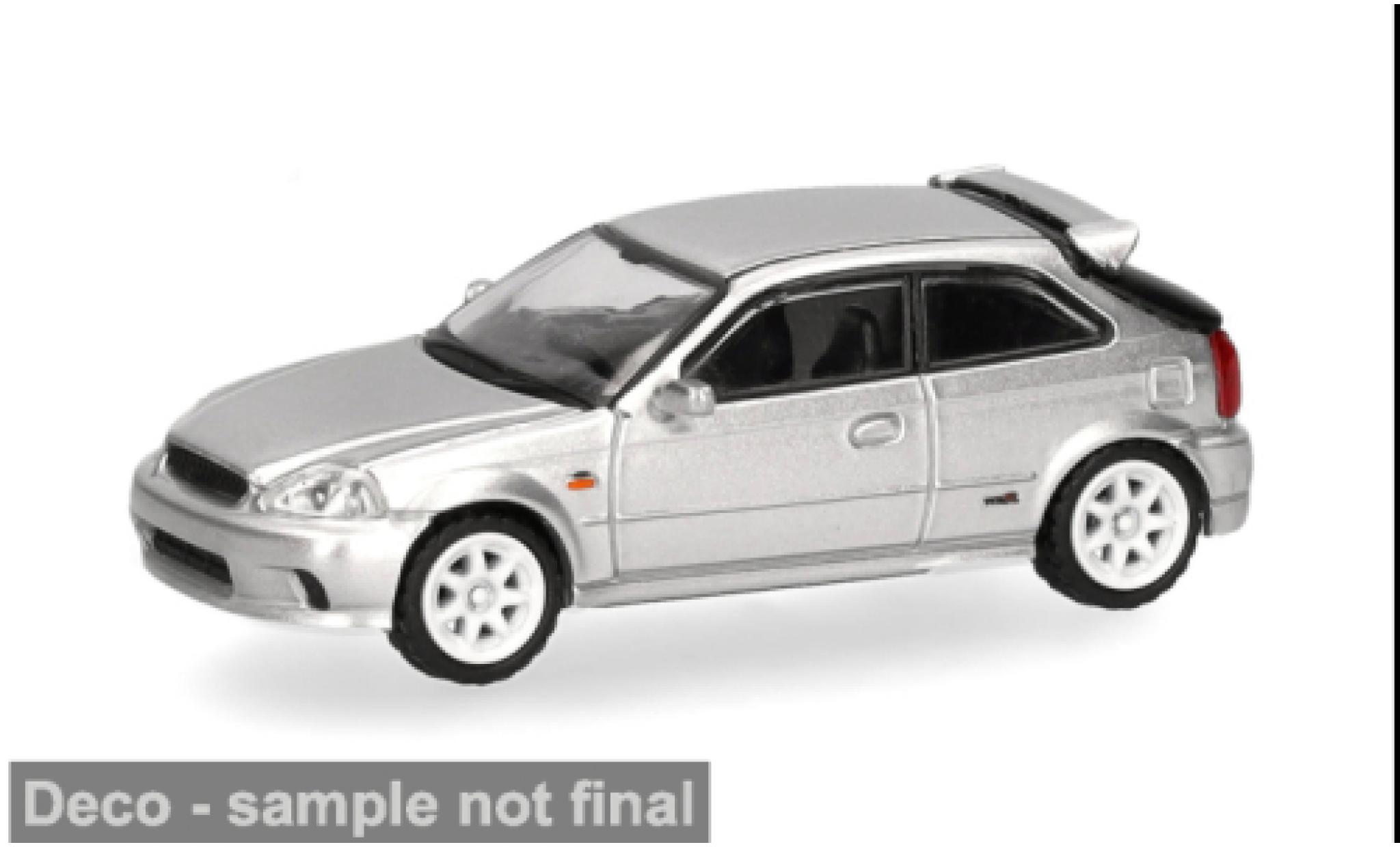 Honda Civic 1/87 Micro City 87 Type R (EK9) silber 1:87 diecast model cars