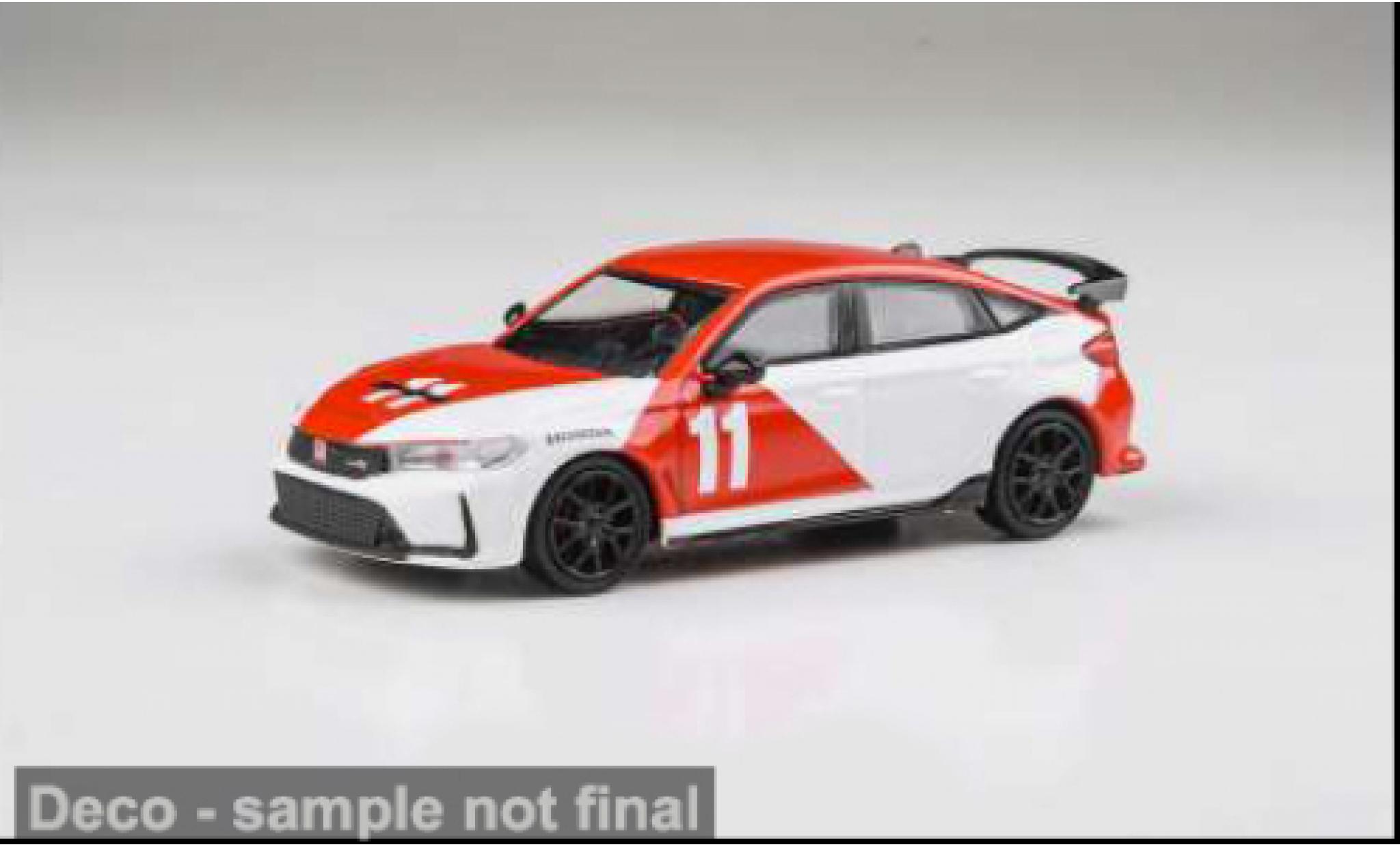 Honda Civic 1/64 Para64 Type R (FL5) orange/weiss 2025 1:64 diecast model cars
