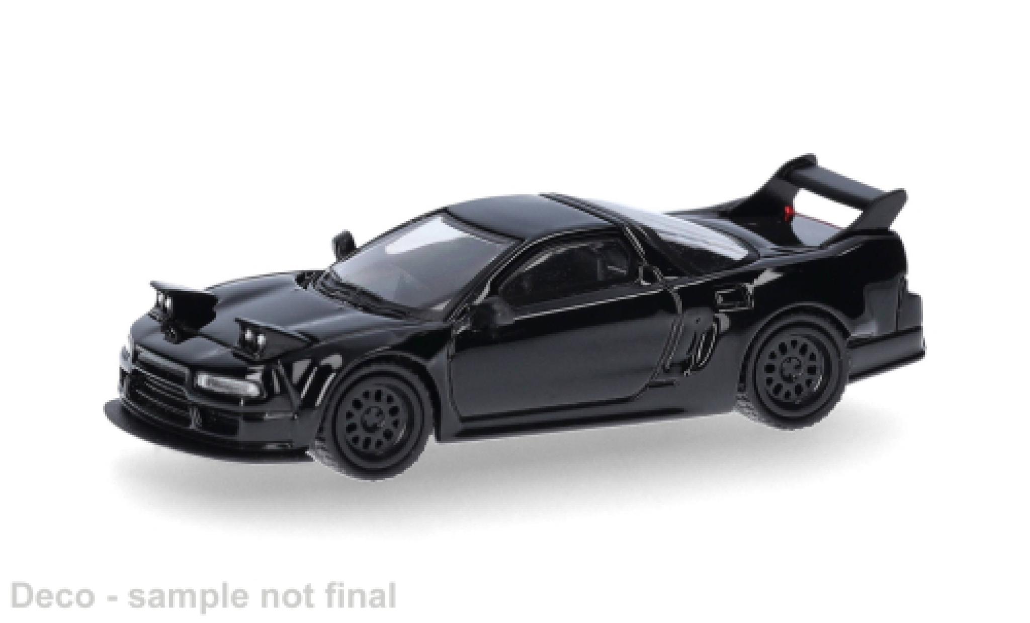 Honda NSX 1/87 Micro City 87 mit austauschbaren Scheinwerfern schwarz 1:87 diecast model cars