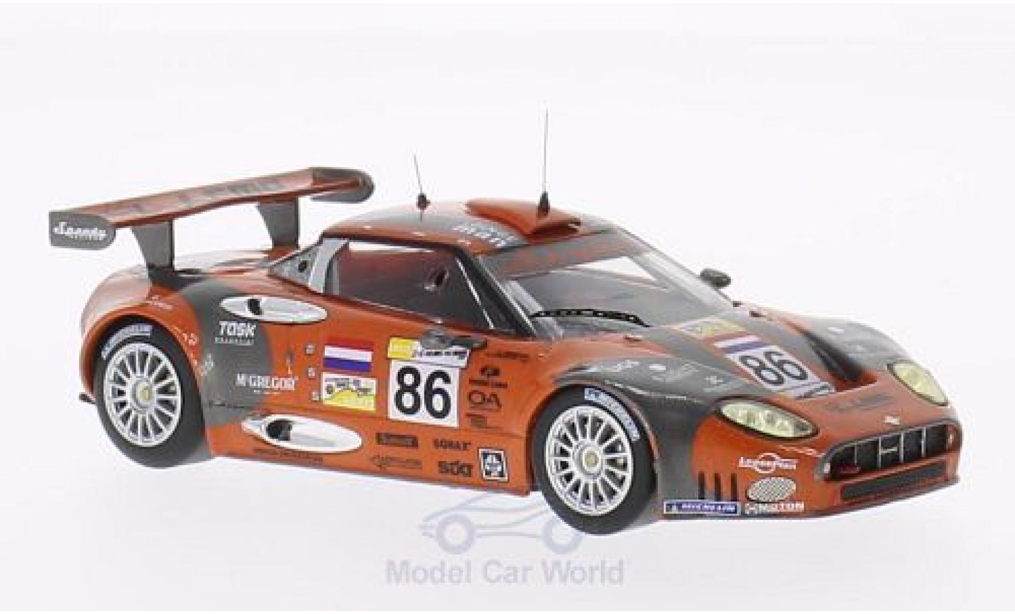 Aston Martin V8 Vantage GT2 1/43 IXO Spyker C8 Spyder GT2R No.86 24h Le Mans 2007 /M.Hezemans/J.Kane Diecast model cars Aston Martin V8 Vantage GT2 1/43 IXO Spyker C8 Spyder GT2R No.86 24h Le Mans 2007 /M.Hezemans/J.Kane diecast model cars
