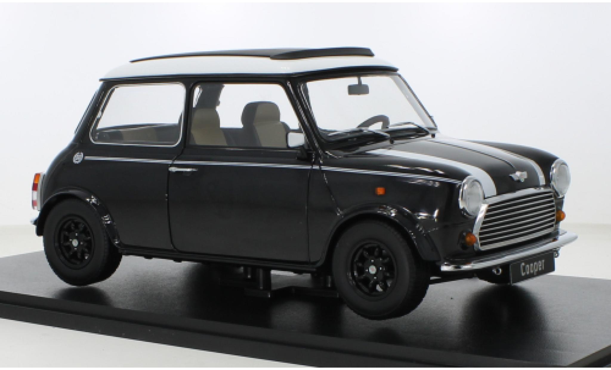 Miniature Motormax AUSTIN MINI COOPER CLASSIC TOIT AVEC DRAPEAU