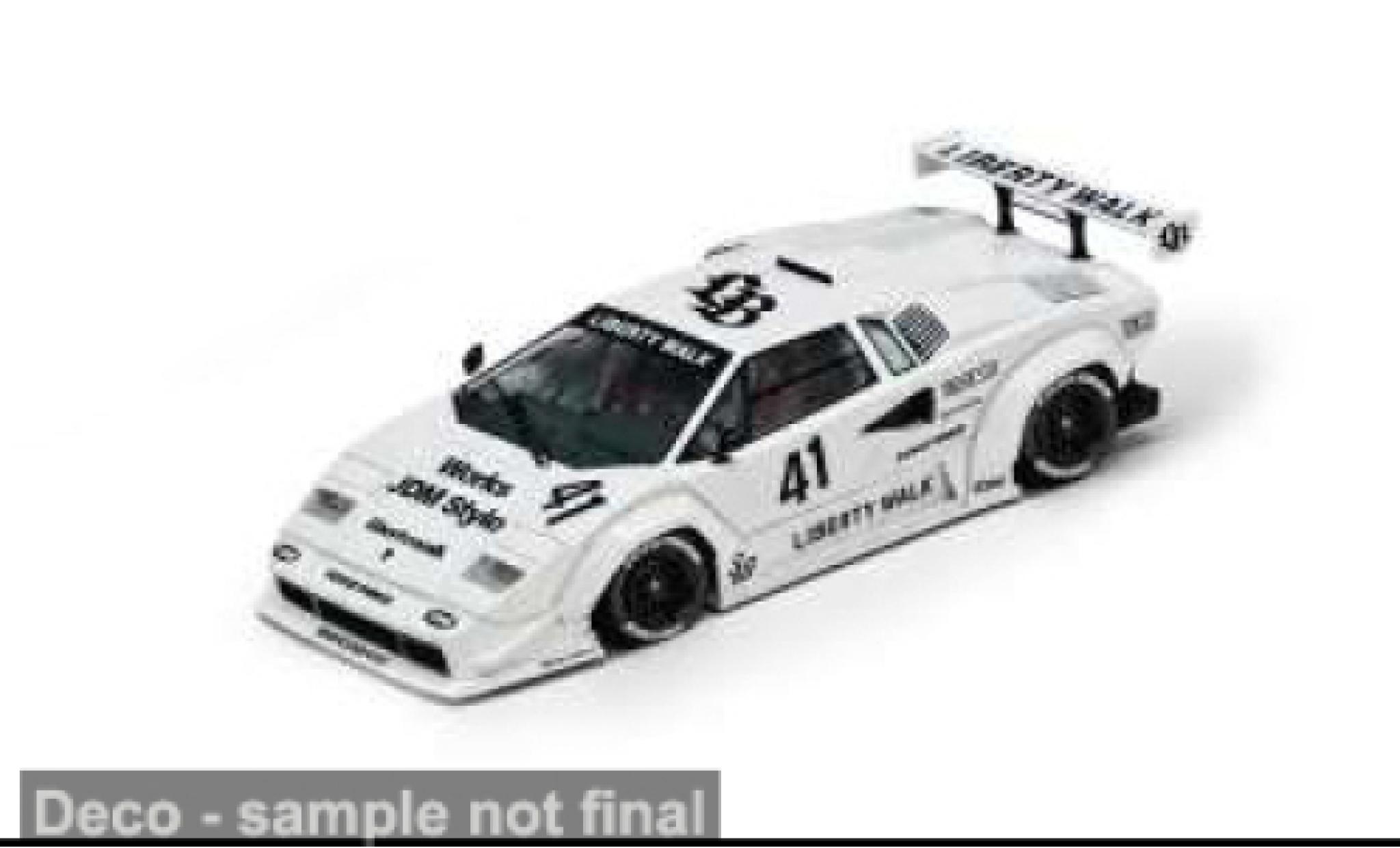 Lamborghini Countach 1/64 INNO64 white/black Liberty Walk 1:64 diecast model cars
