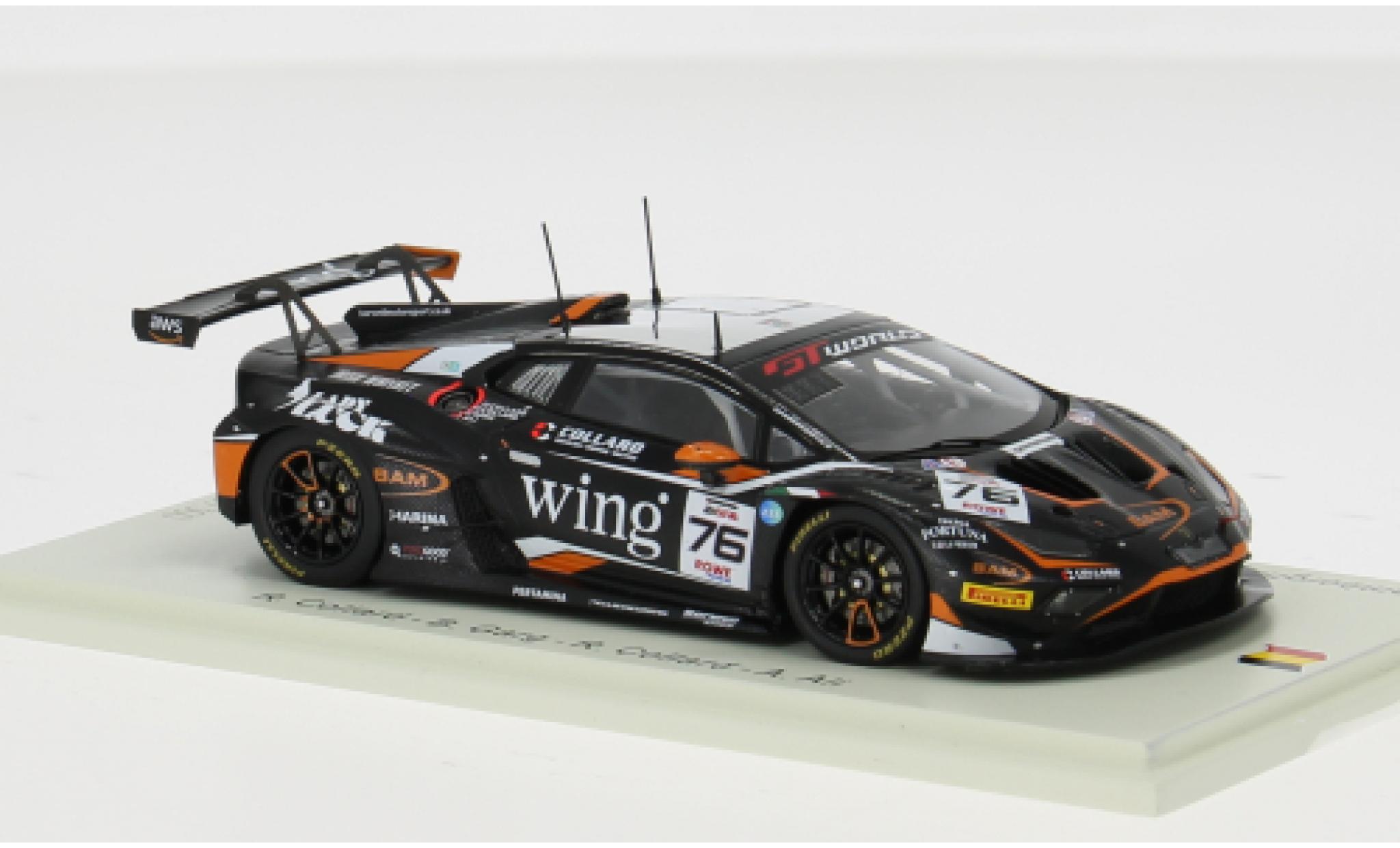 Lamborghini Huracan 1/43 Spark GT3 EVO 2 24h Spa 2025 Barwell Motorsport #76 R.Collard/B.Garg 1:43 diecast model cars