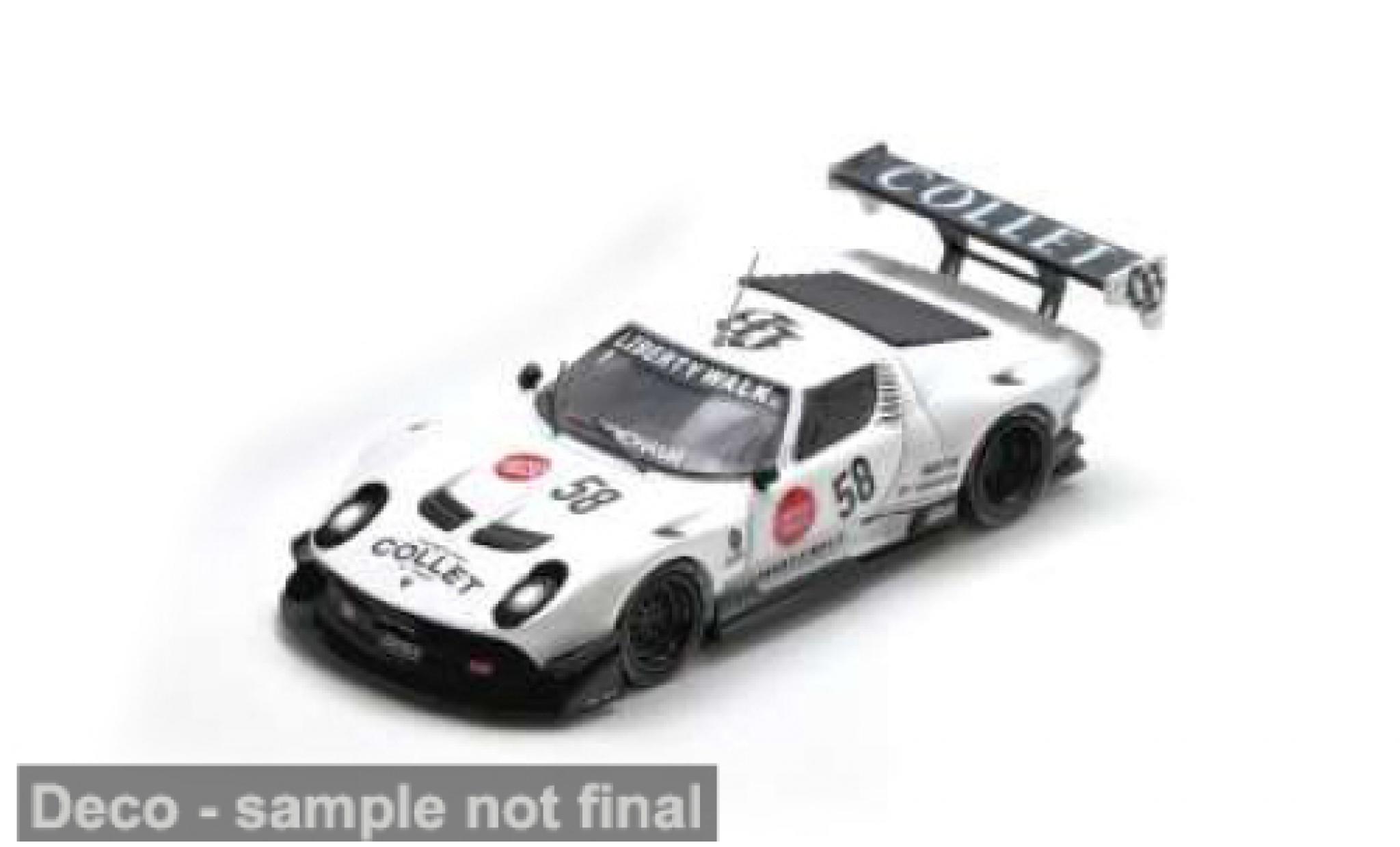 Lamborghini Miura 1/64 INNO64 GT white/black LB-Silhouette Works 1:64 diecast model cars