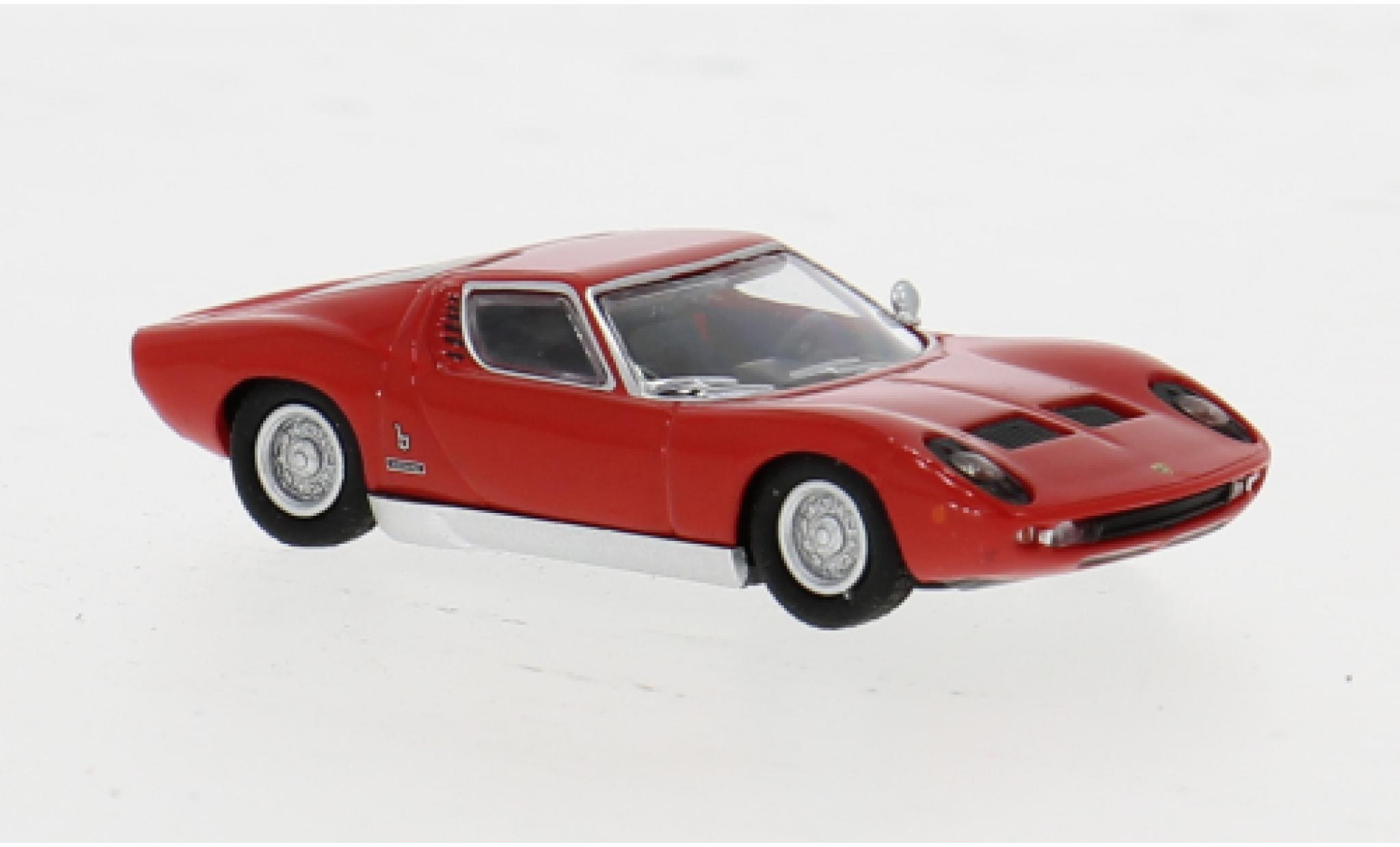 Lamborghini Miura 1/87 Minichamps rot 1966 1:87 diecast model cars