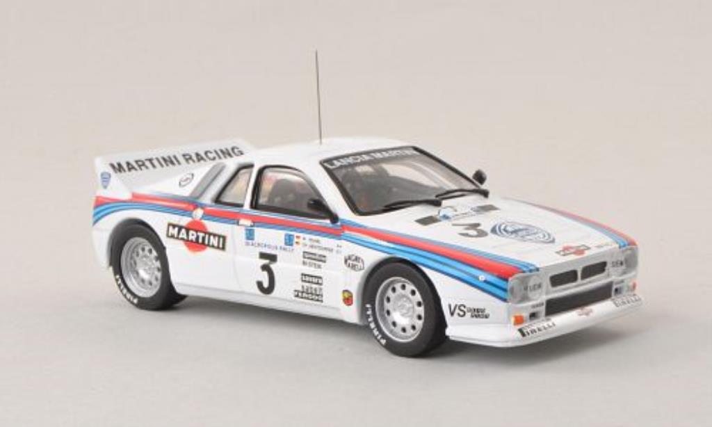 Diecast model cars Lancia 037 1/43 HPI Rally No.3 Martini