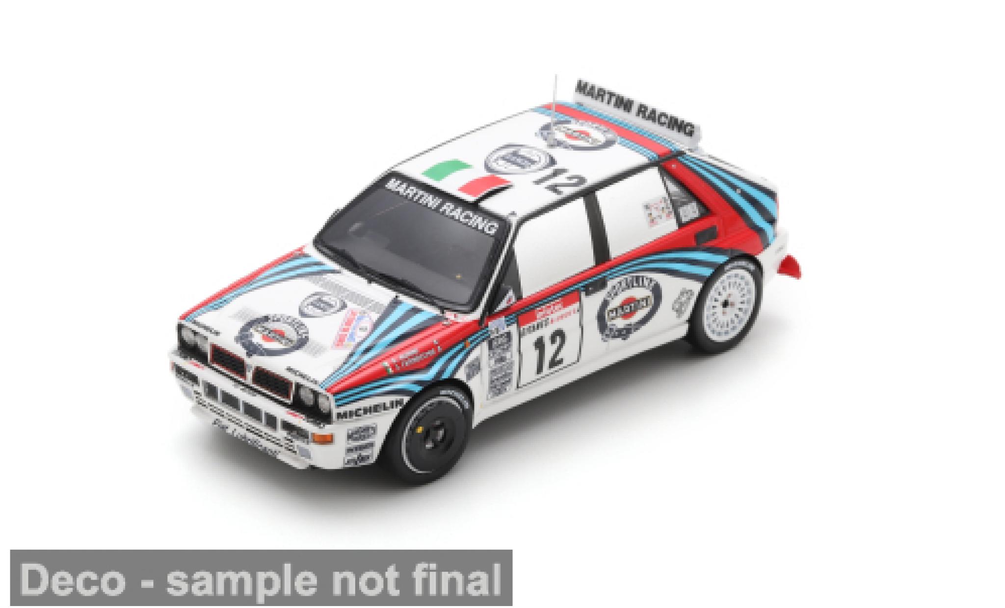 Lancia Delta 1/43 Spark HF integrale EVO Tour de Corse 1992 #12 A.Aghini/S.Farnocchia 1:43 diecast model cars