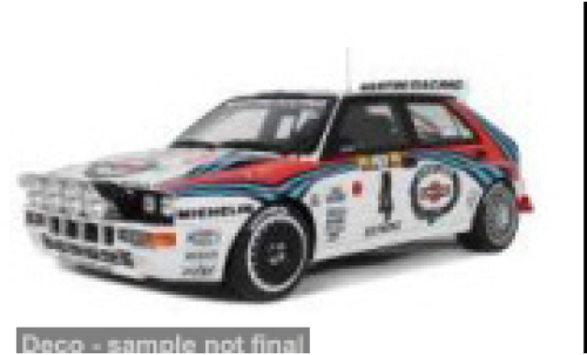 Lancia Delta 1/12 Ottomobile HF Integrale Rally Monte Carlo 1992 #4 D.Auriol/B.Occelli 1:12 diecast model cars