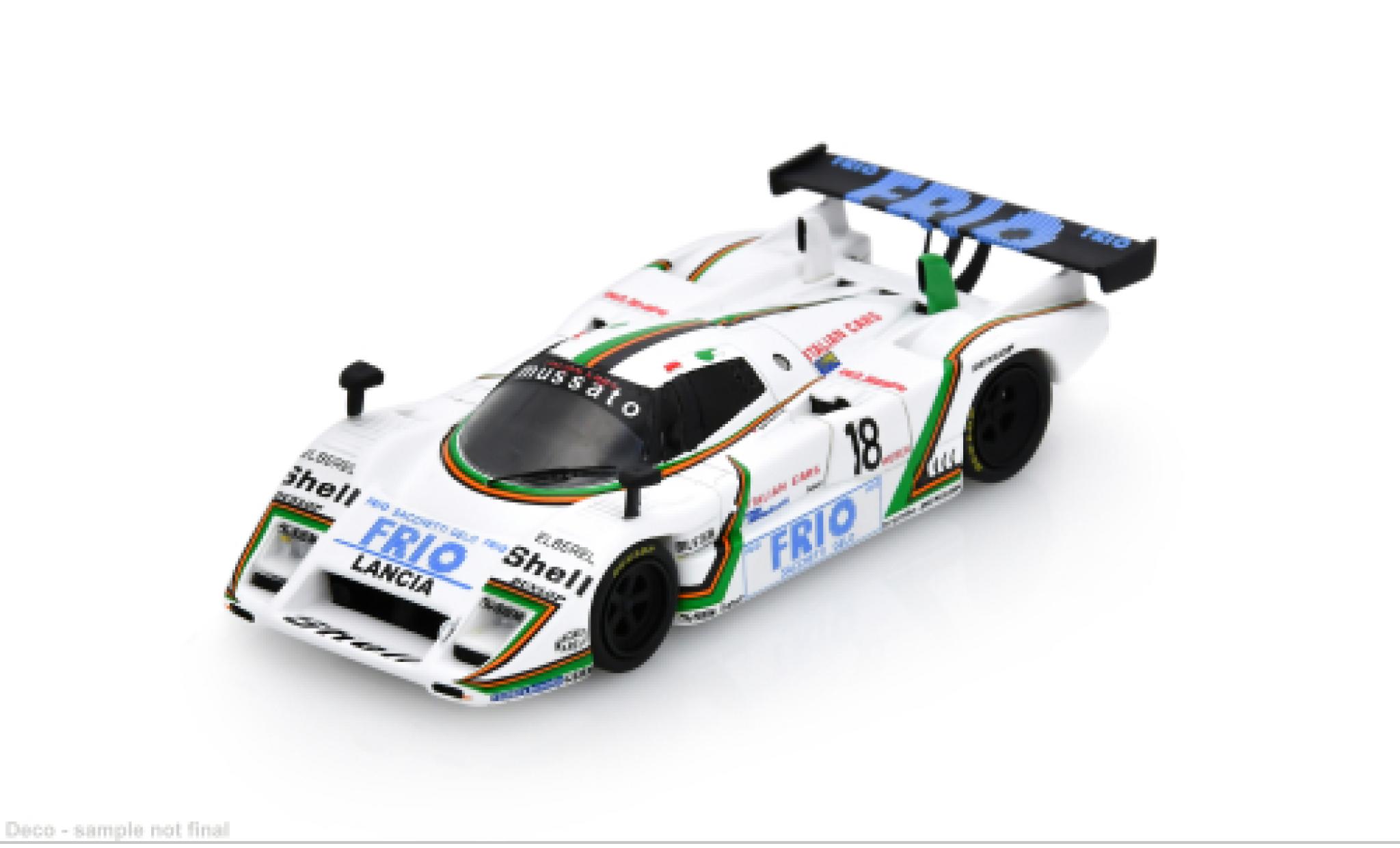 Lancia LC2 1/43 Spark 500km Kyalami 1987 #18 F.Konrad/J-P.Frey 1:43 diecast model cars