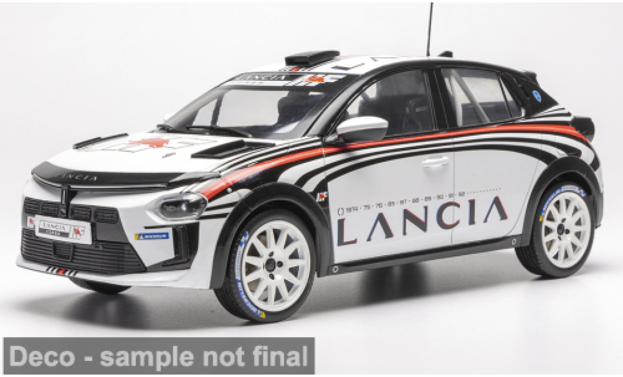 Lancia Ypsilon 1/18 IXO HF Rally4 Test 2024 M.Biasion 1:18 diecast model cars