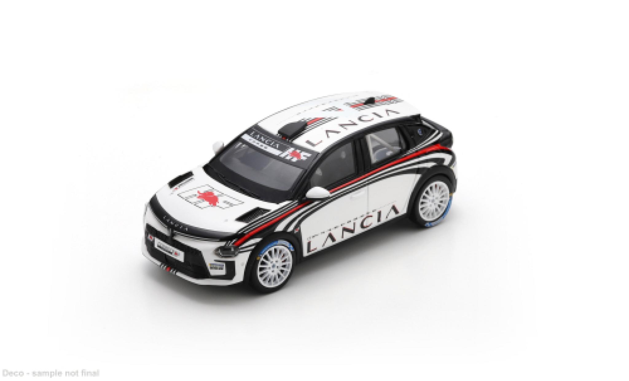 Lancia Ypsilon 1/43 Spark HF Rally4 weiss/Dekor 1:43 diecast model cars