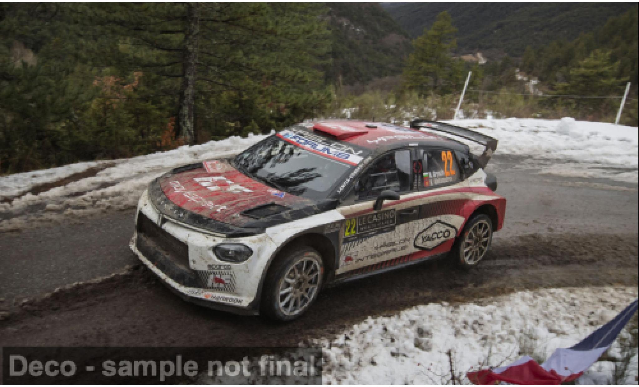 Lancia Ypsilon 1/43 IXO Rally2 HF Integrale Rallye Monte Carlo 2026 #22 N.Gryazin/K.Aleksandrov 1:43 diecast model cars