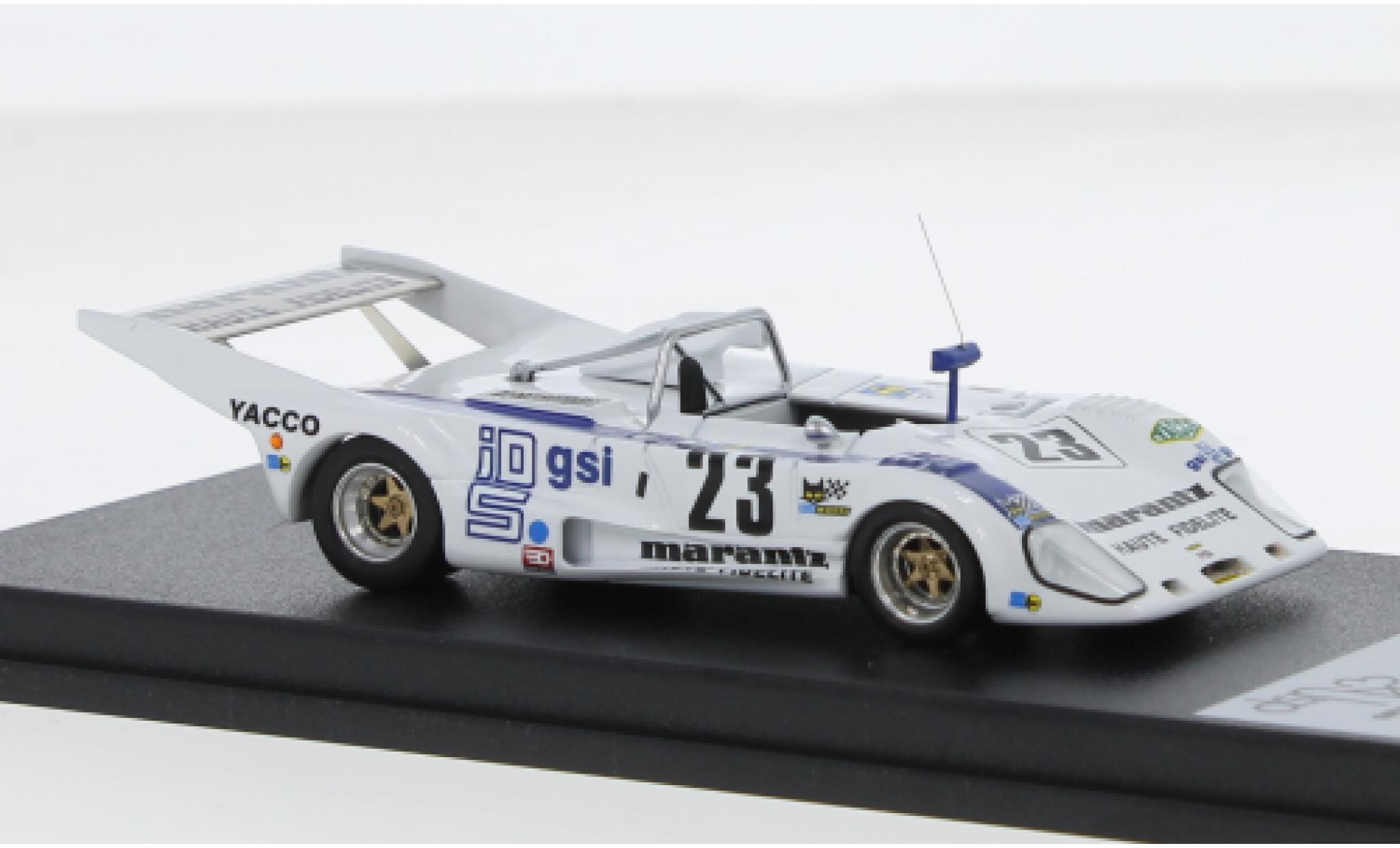 Lola T298 1/43 Trofeu 24h Le Mans 1980 #23 M.Dubois/F.Vetsch 1:43 diecast model cars