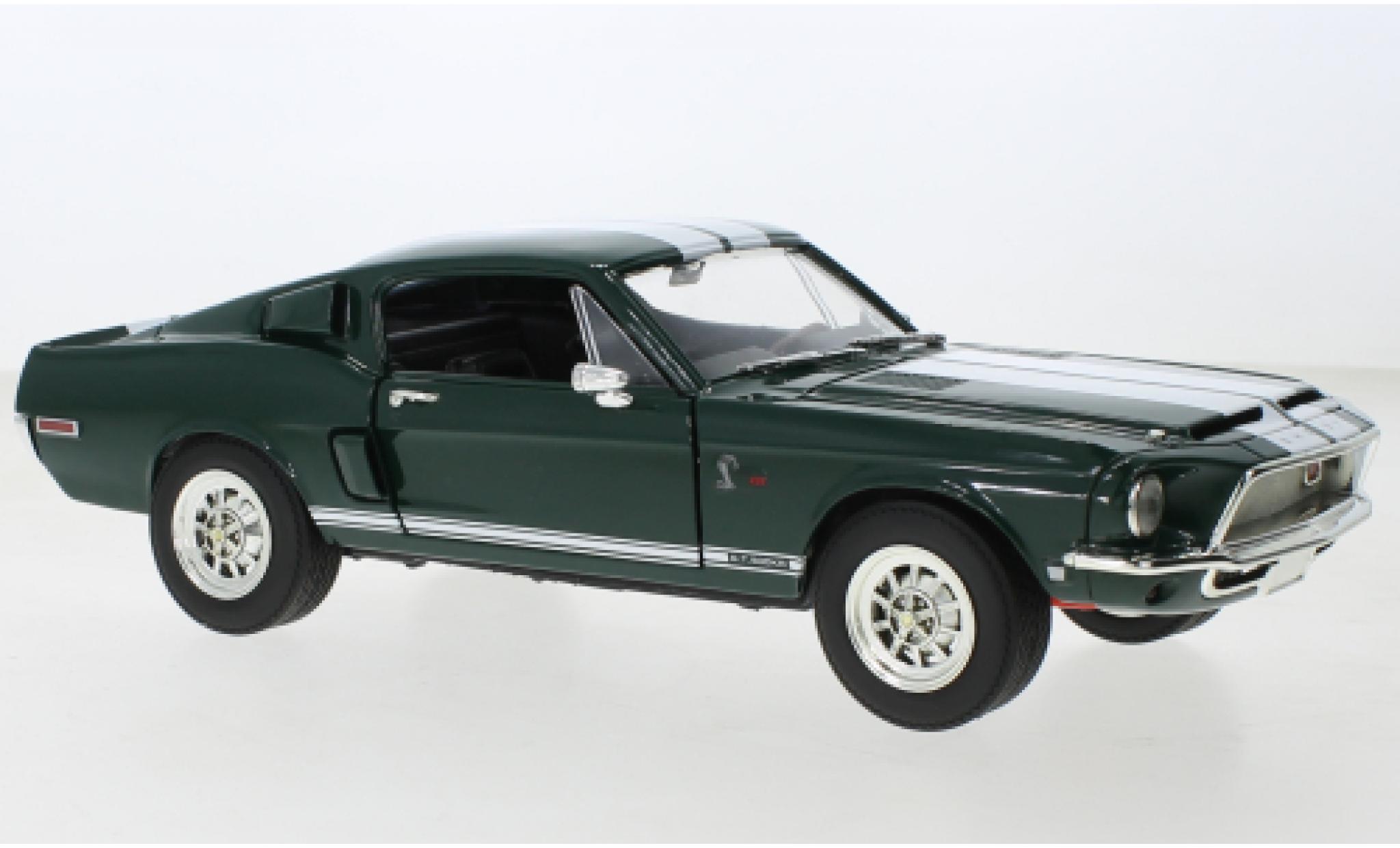 1967 SHELBY GT-350 FORD MUSTANG 1/18 SCALE DIECAST CAR MODEL BY AUTO WORLD  AMM1227