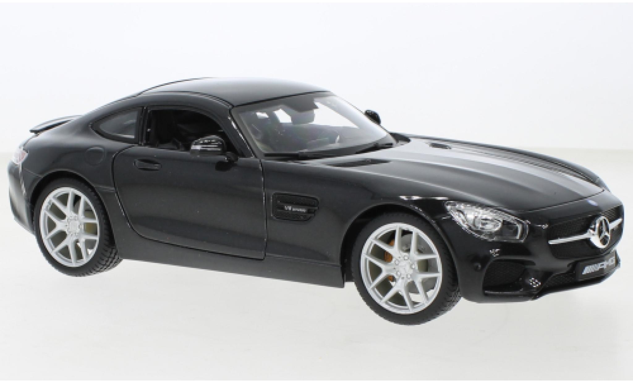 Mercedes AMG GT 1/18 Maisto (C190) metallise schwarz 1:18 diecast model cars